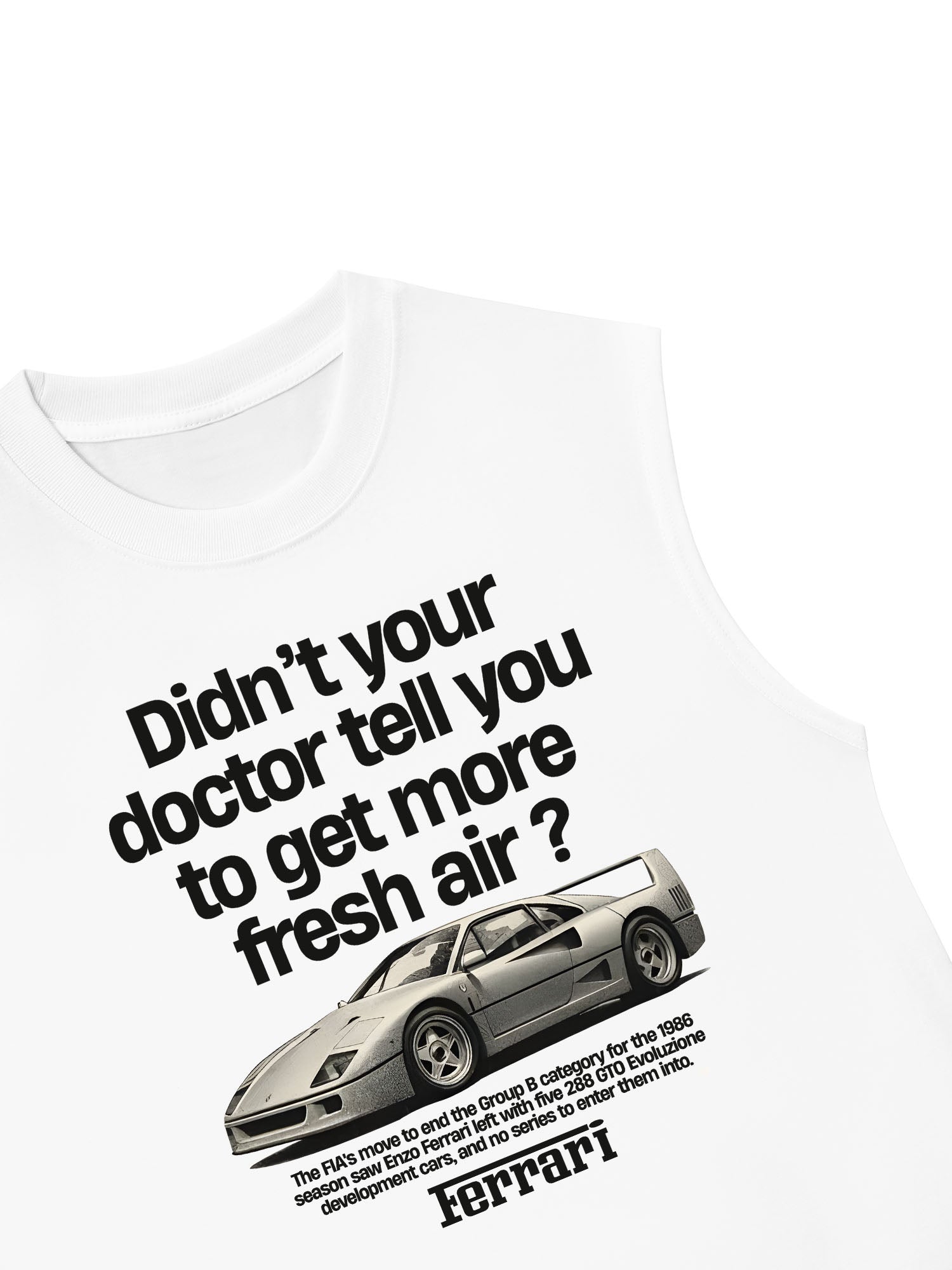 Áo Ba Lỗ Relaxed Fit Ferrari Fresh Air
