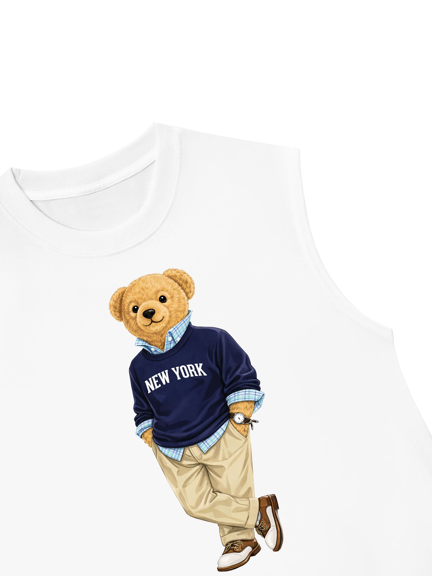 Áo Ba Lỗ Relaxed Fit Classic Bear
