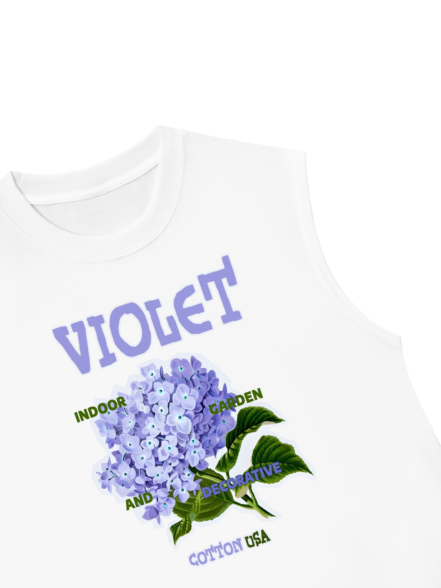 Áo Ba Lỗ Relaxed Fit Floral Indoor Violet
