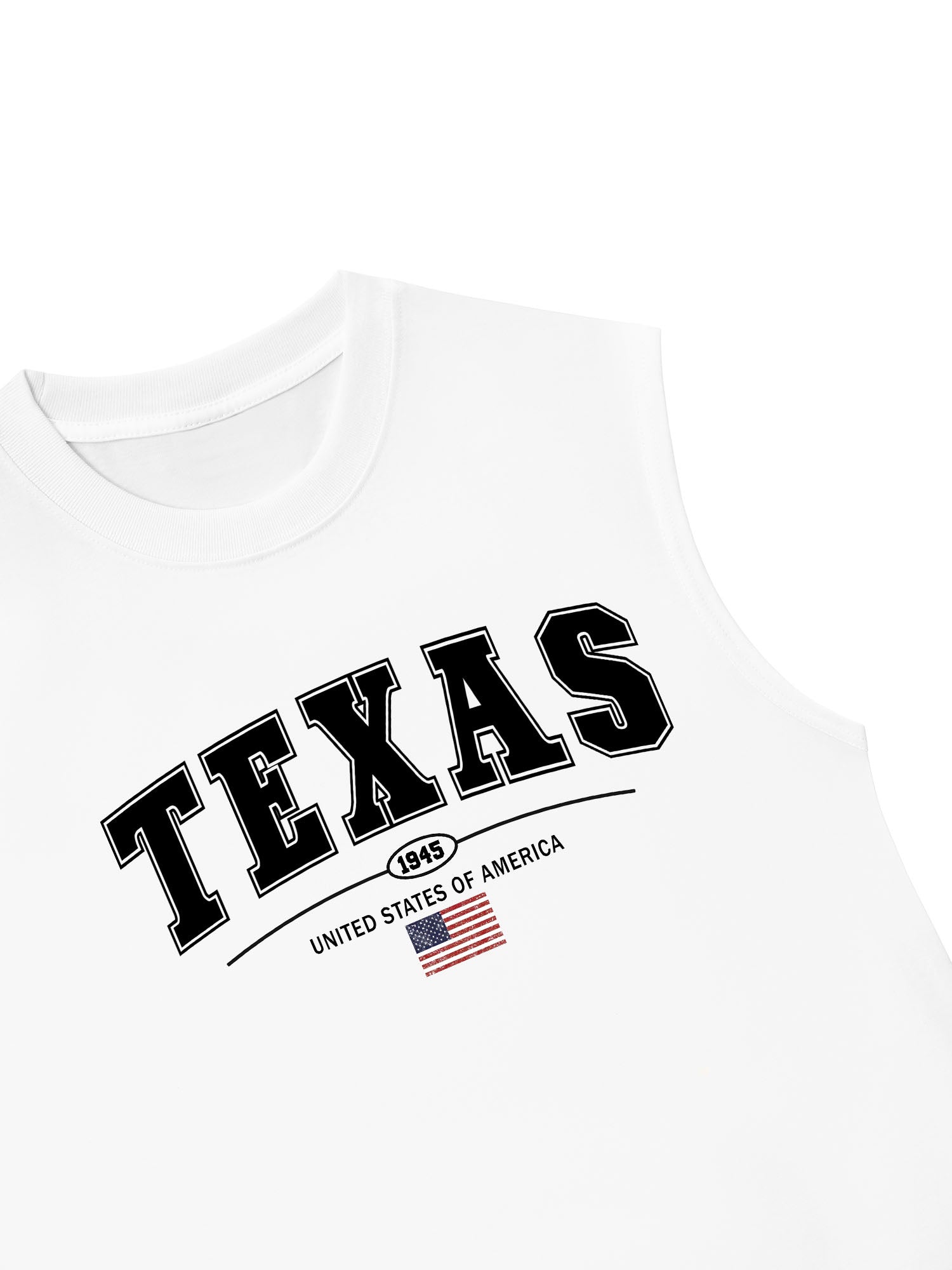 Áo Ba Lỗ Relaxed Fit USA Texas 1945