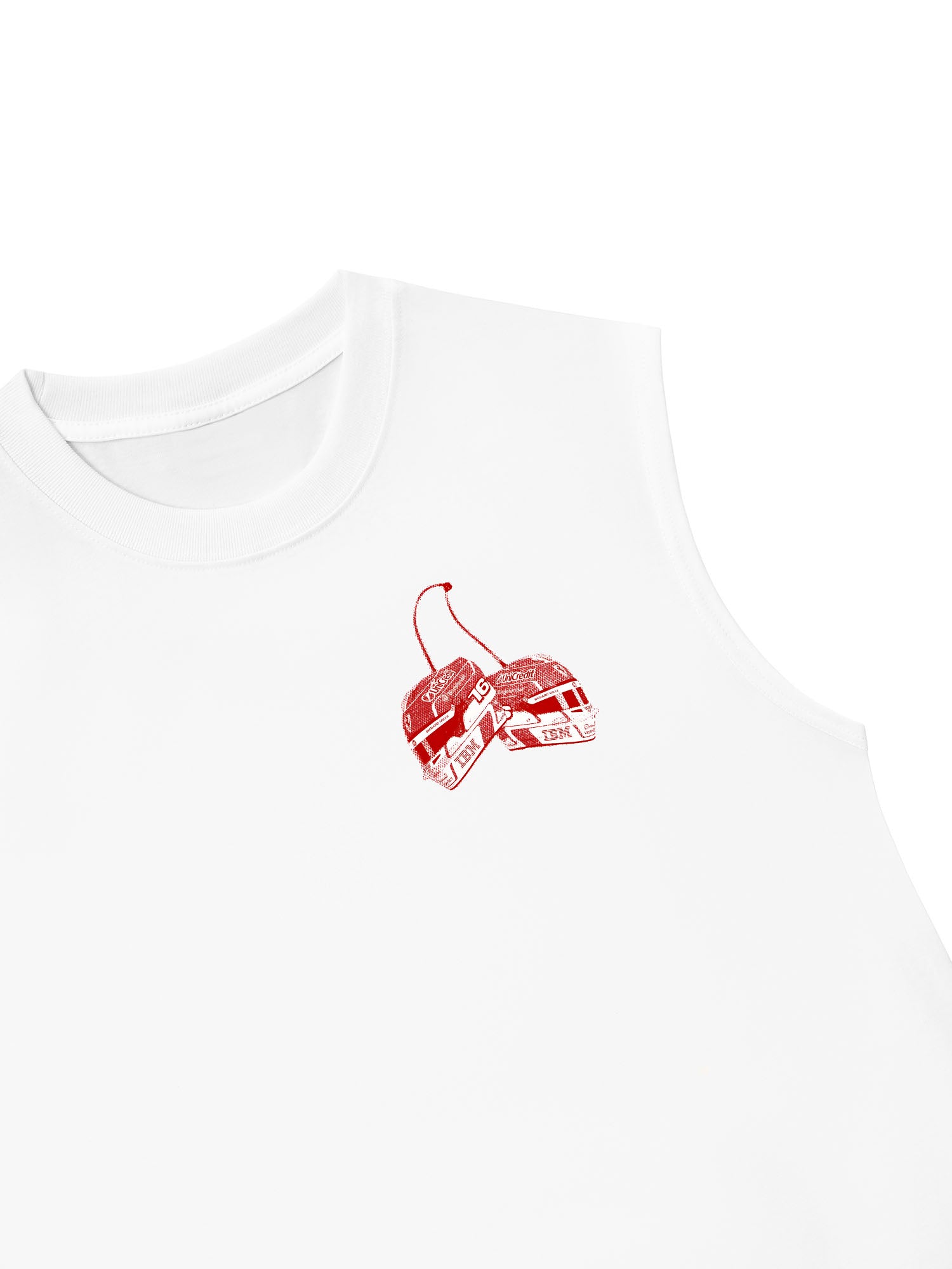 Áo Ba Lỗ Relaxed Fit Ferrari Red Cherry Scuredia