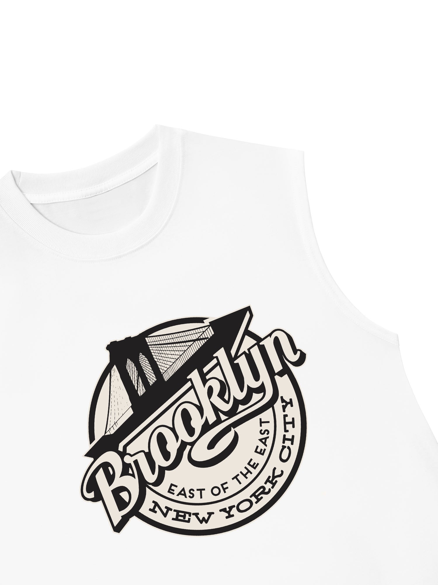 Áo Ba Lỗ Relaxed Fit USA Brooklyn East Of The East