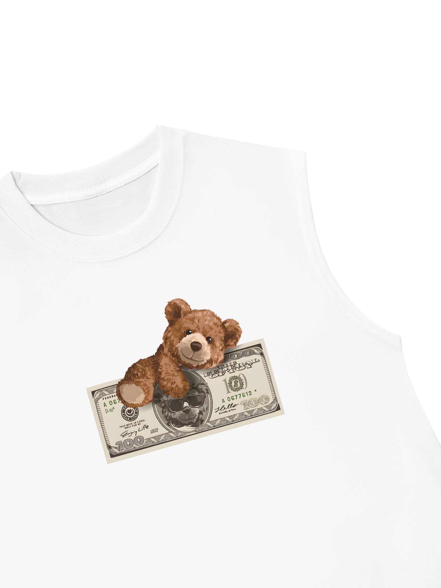 Áo Ba Lỗ Relaxed Fit Teddy Dolar