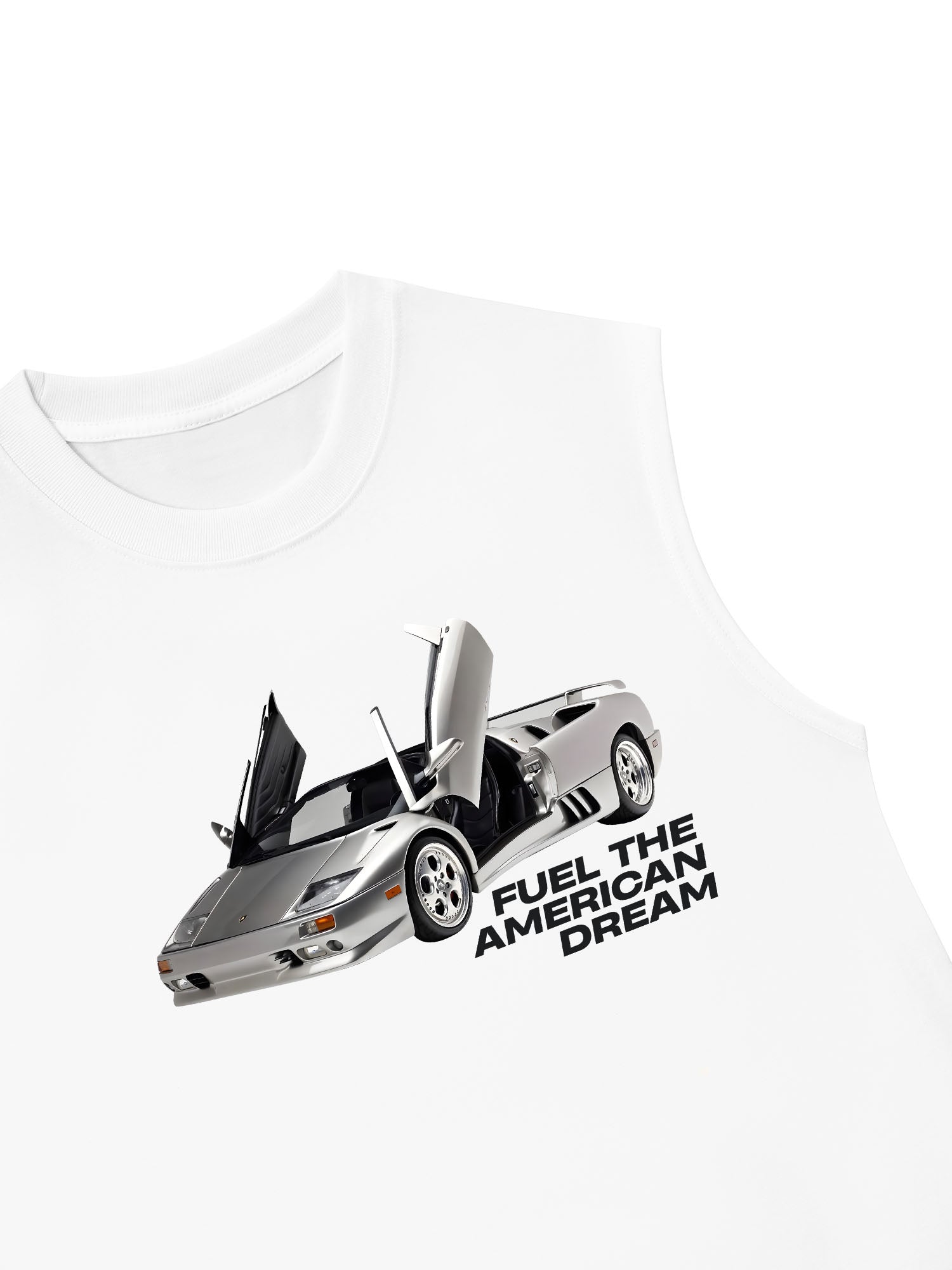 Áo Ba Lỗ Relaxed Fit Lamborghini Fuel The American Dream
