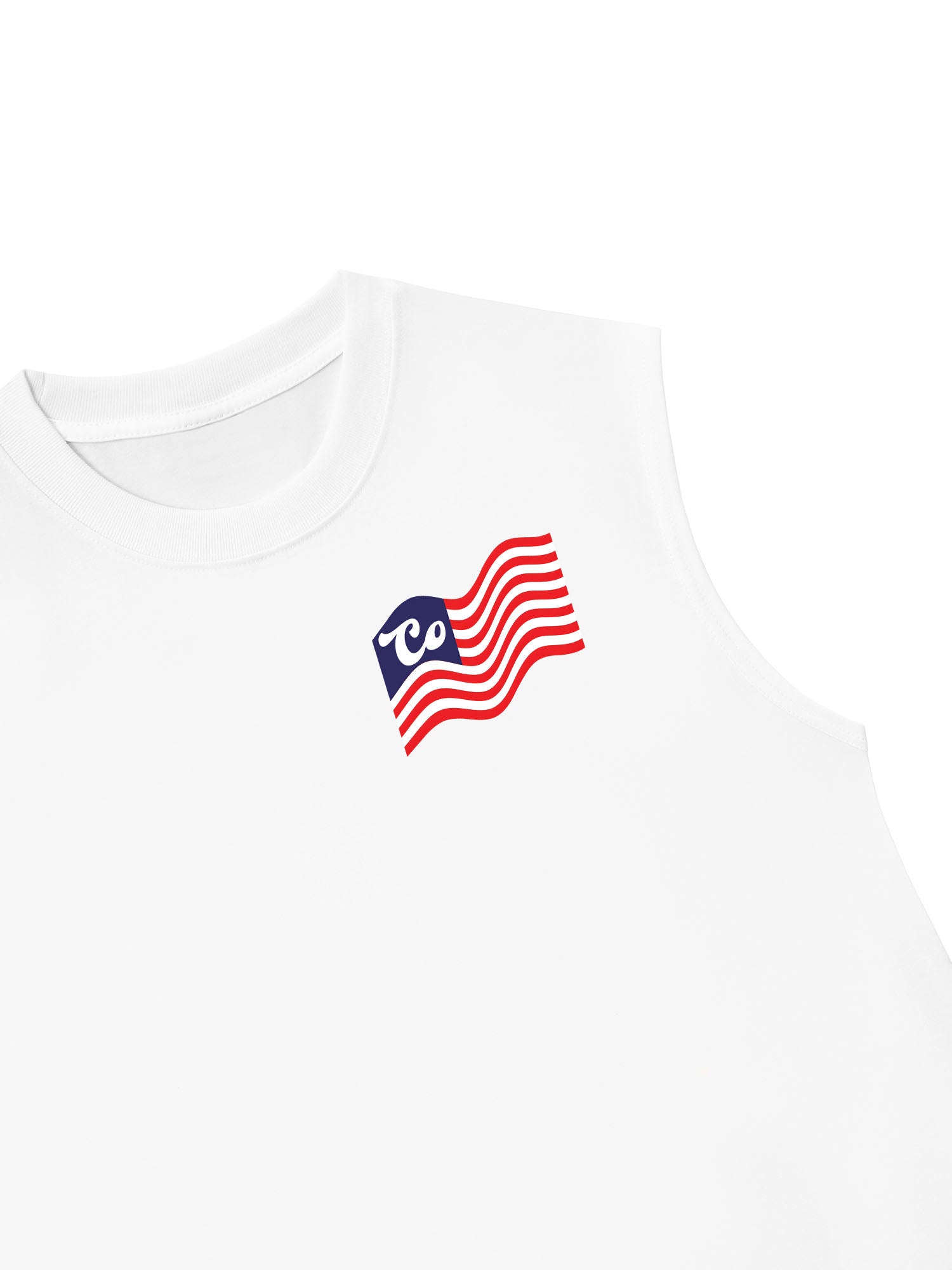 Áo Ba Lỗ Relaxed Fit USA Cotton USA Flag