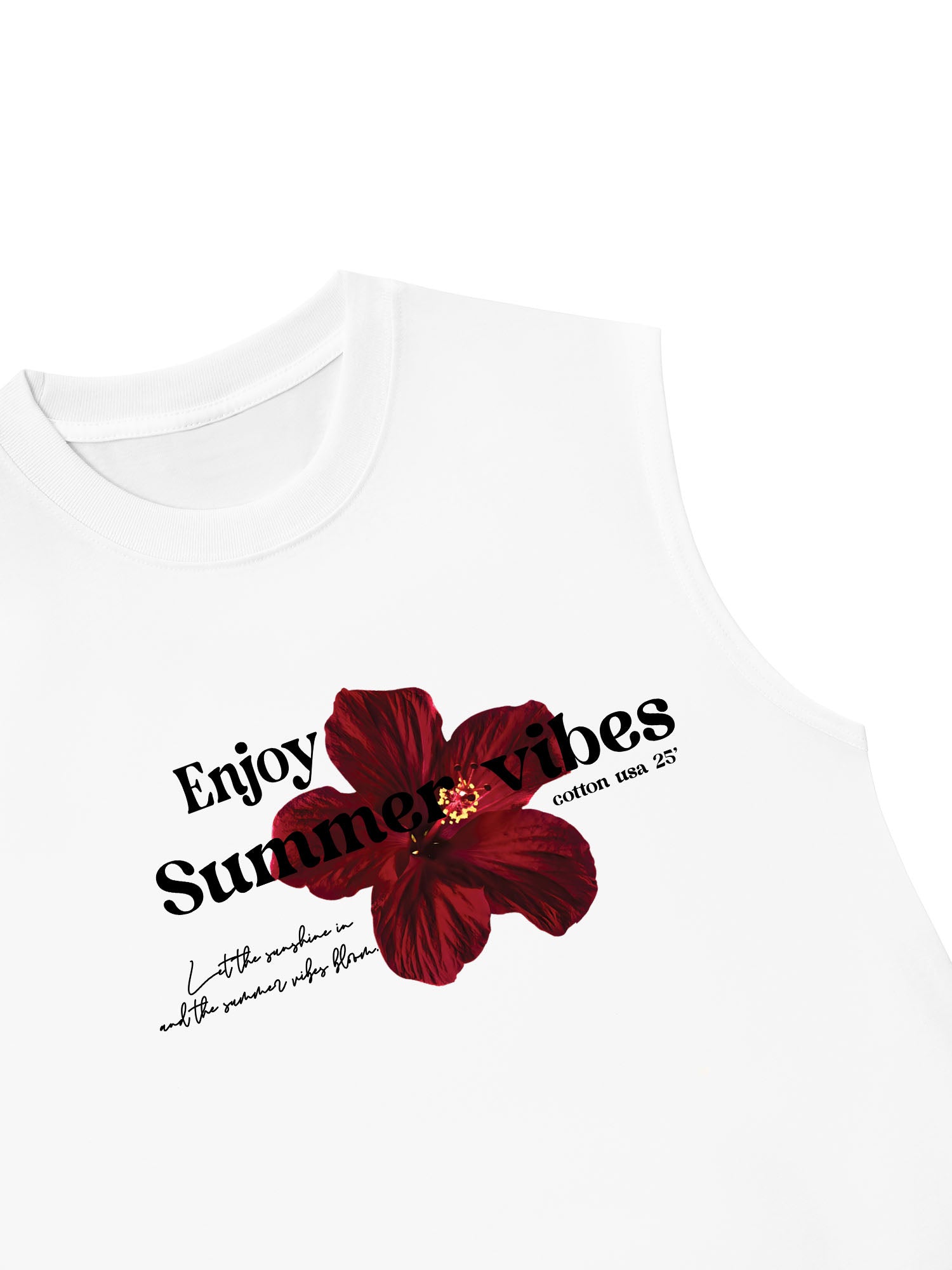 Áo Ba Lỗ Relaxed Fit Floral Enjoy Summer
