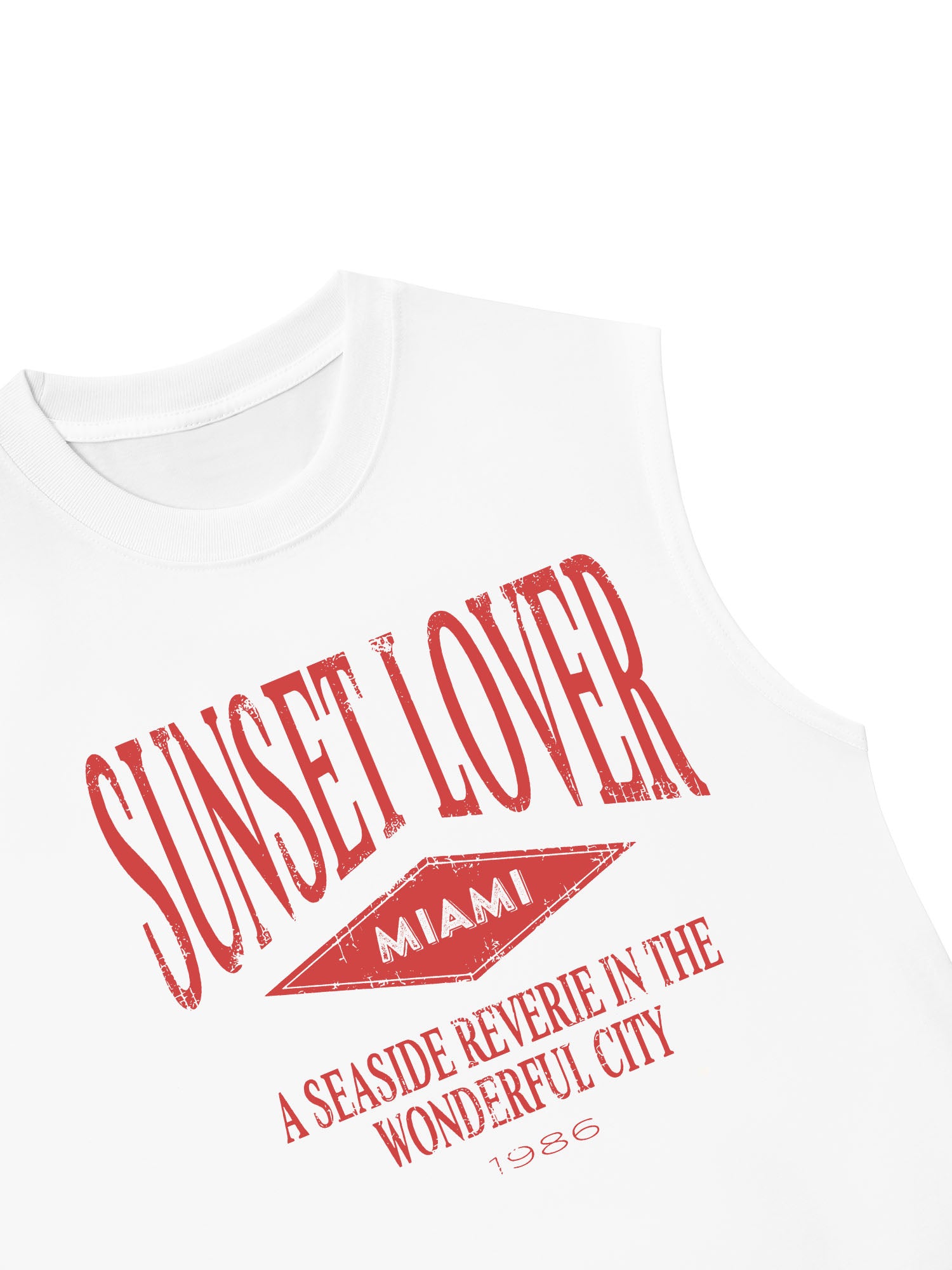 Áo Ba Lỗ Relaxed Fit City Sunset Lover Miami
