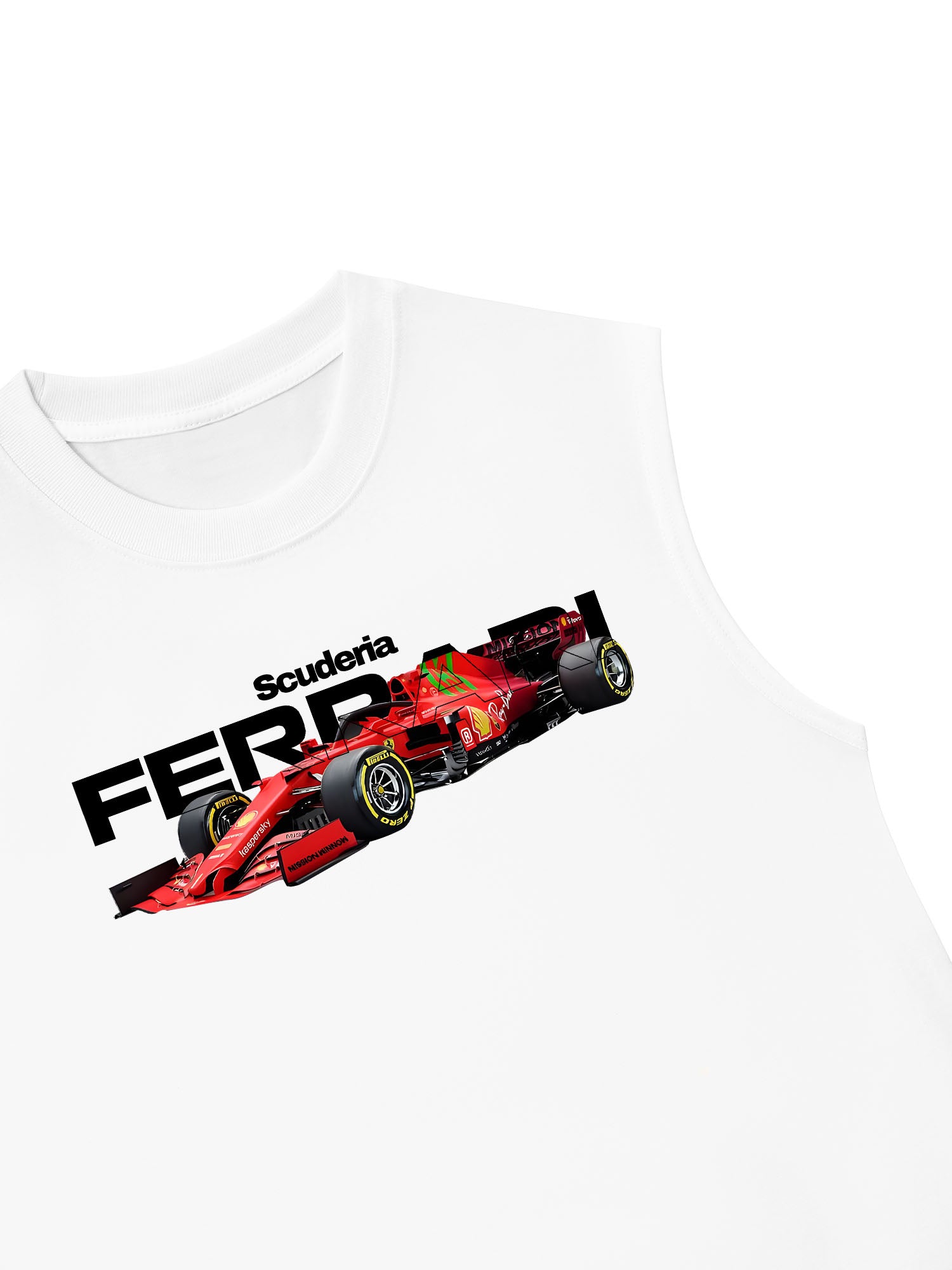Áo Ba Lỗ Relaxed Fit Ferrari The Pracing Horse