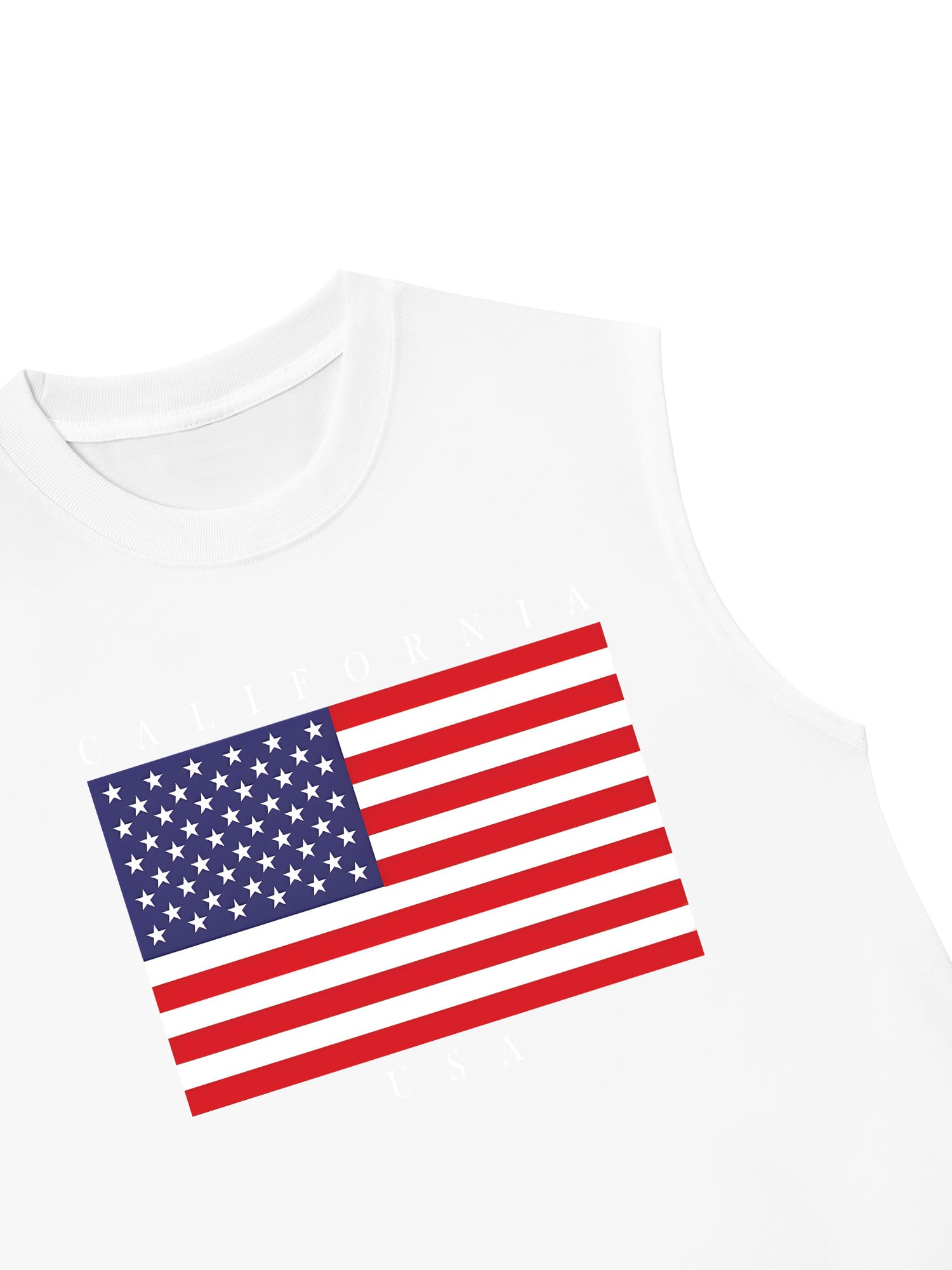 Áo Ba Lỗ Relaxed Fit USA California Basic Style