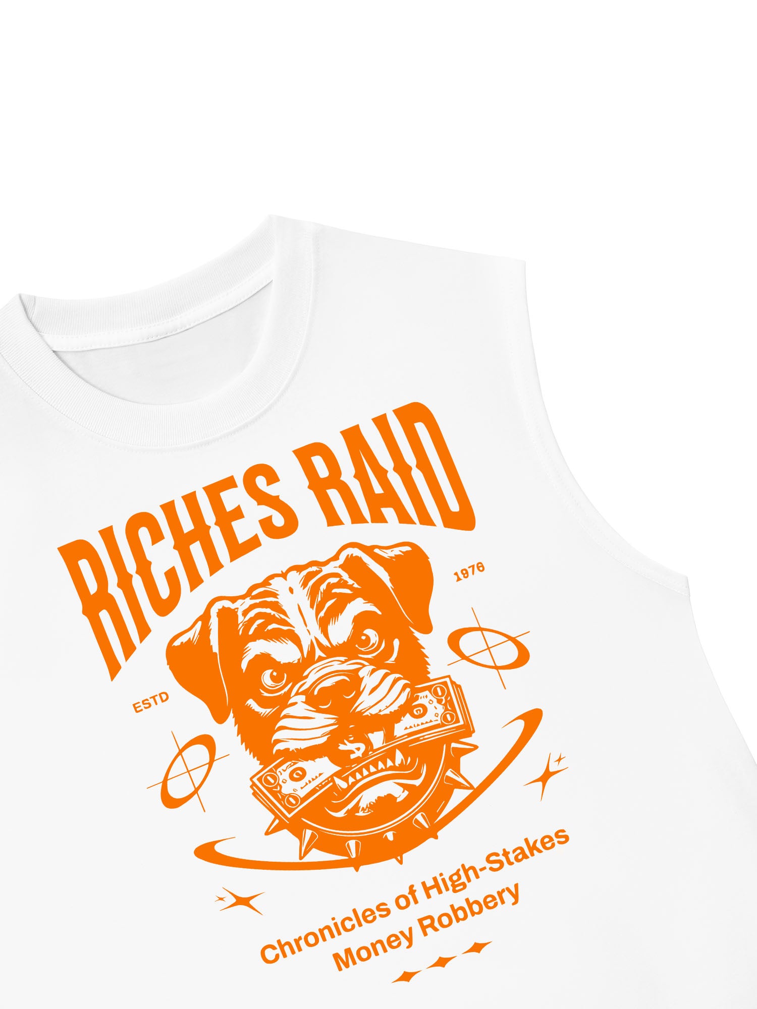 Áo Ba Lỗ Relaxed Fit Money Riches Raid
