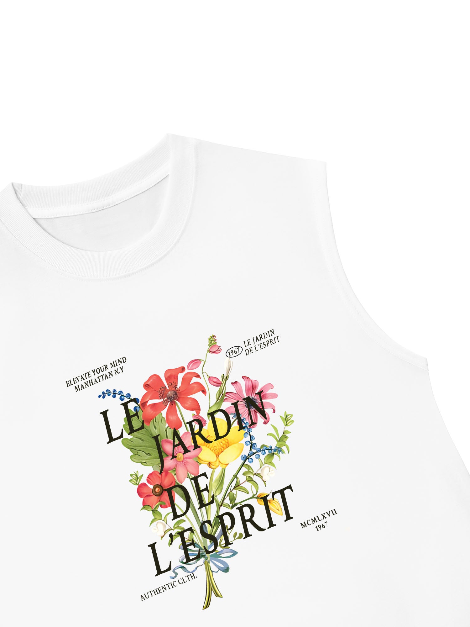 Áo Ba Lỗ Relaxed Fit Floral Authentic