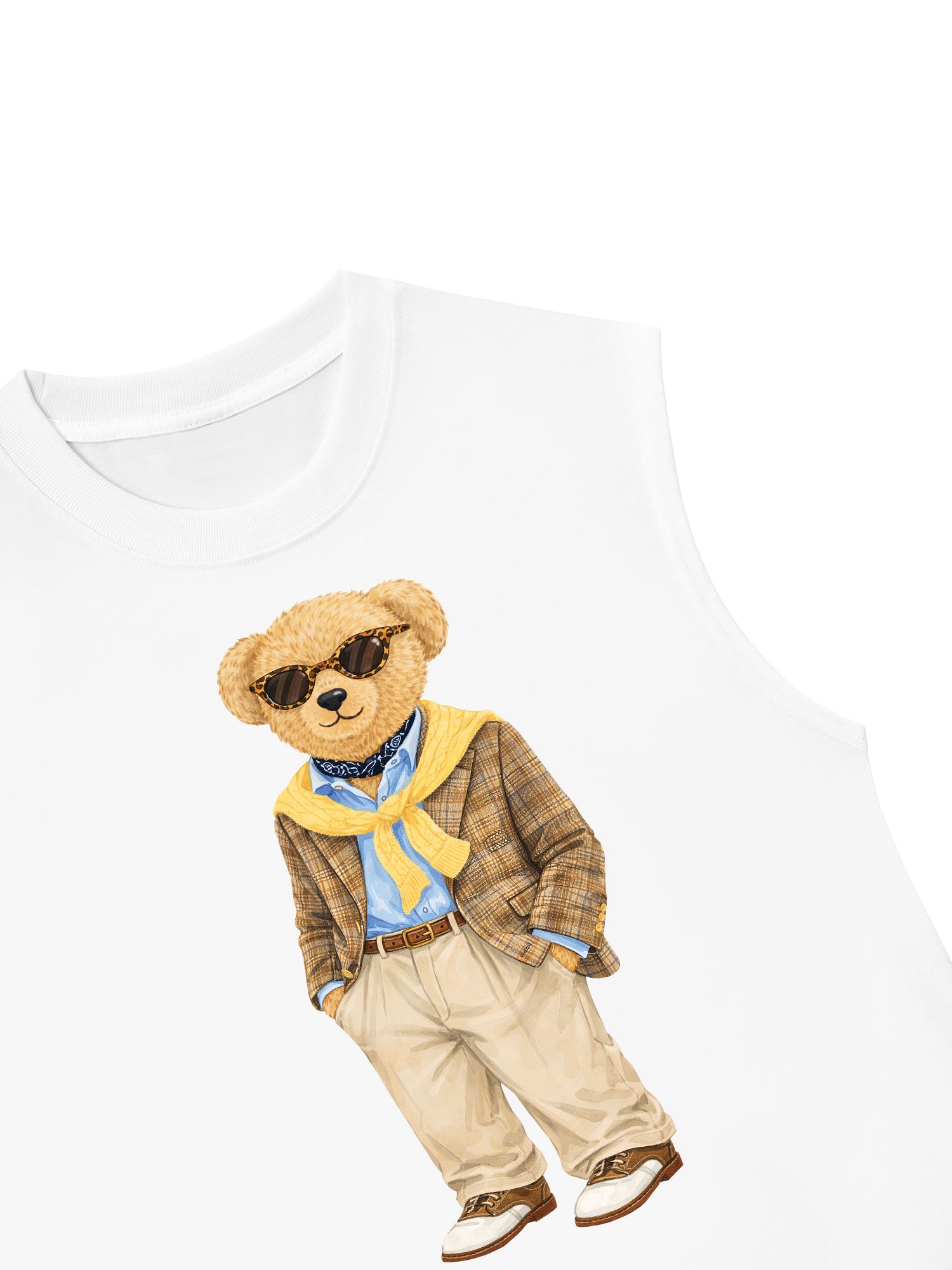 Áo Ba Lỗ Relaxed Fit Gentle Bear