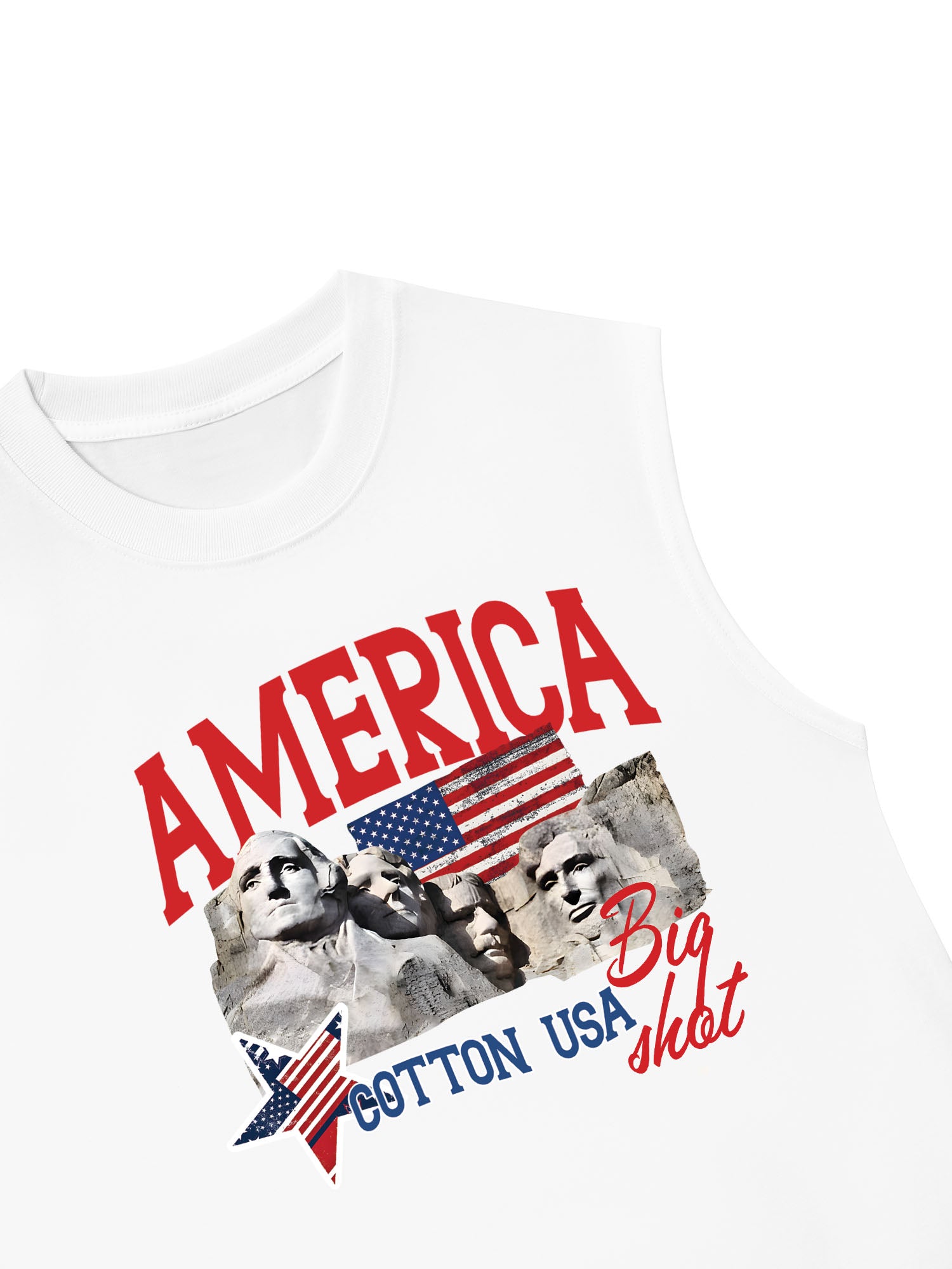 Áo Ba Lỗ Relaxed Fit USA Big Shot