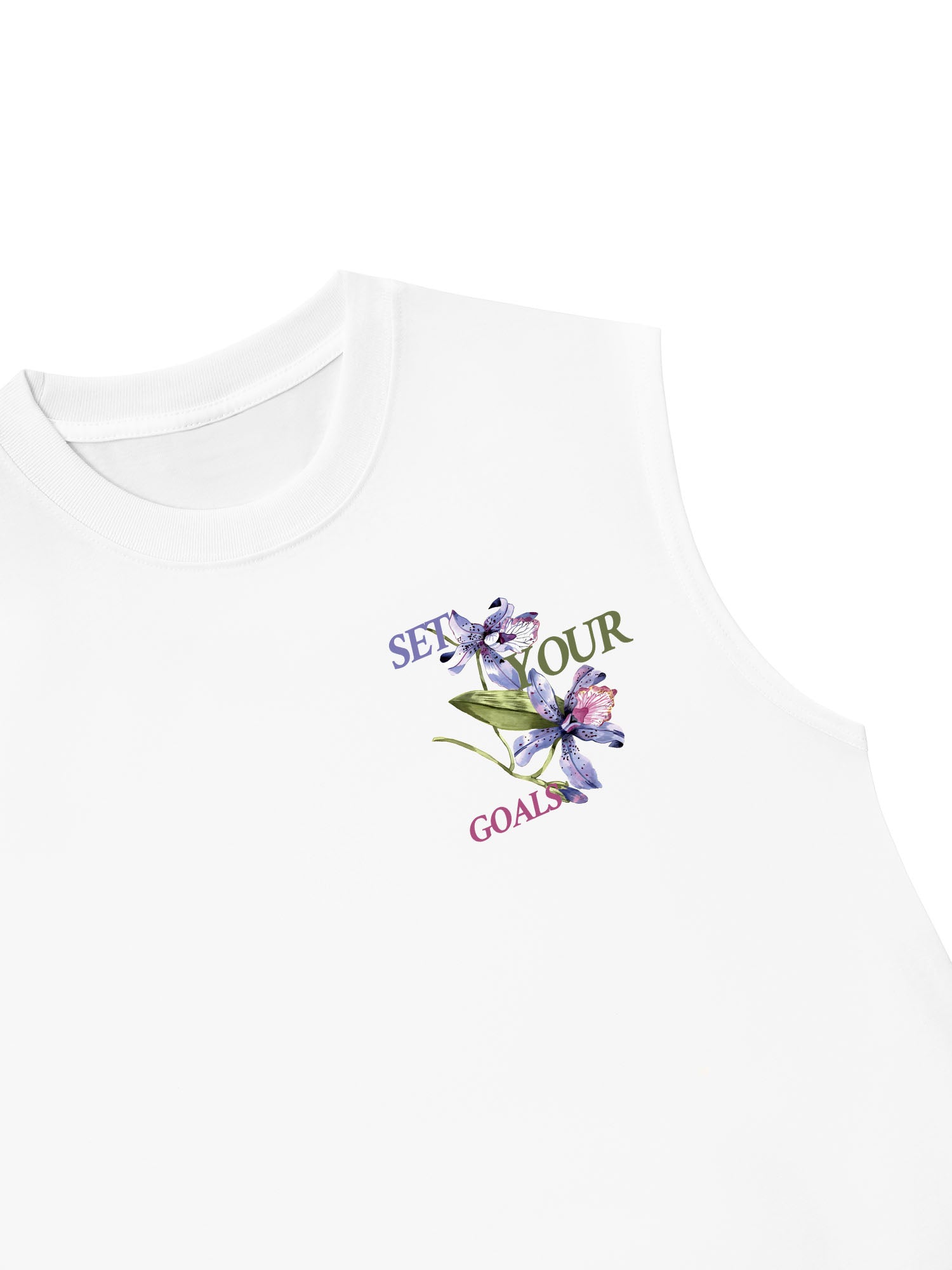 Áo Ba Lỗ Relaxed Fit Set Your Goals