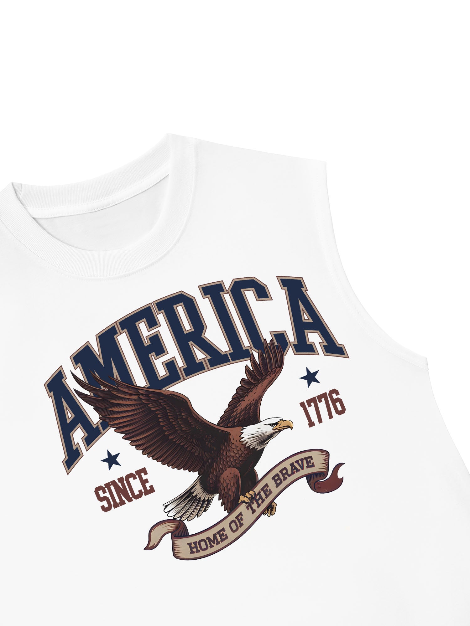 Áo Ba Lỗ Relaxed Fit USA Home Of The Brave