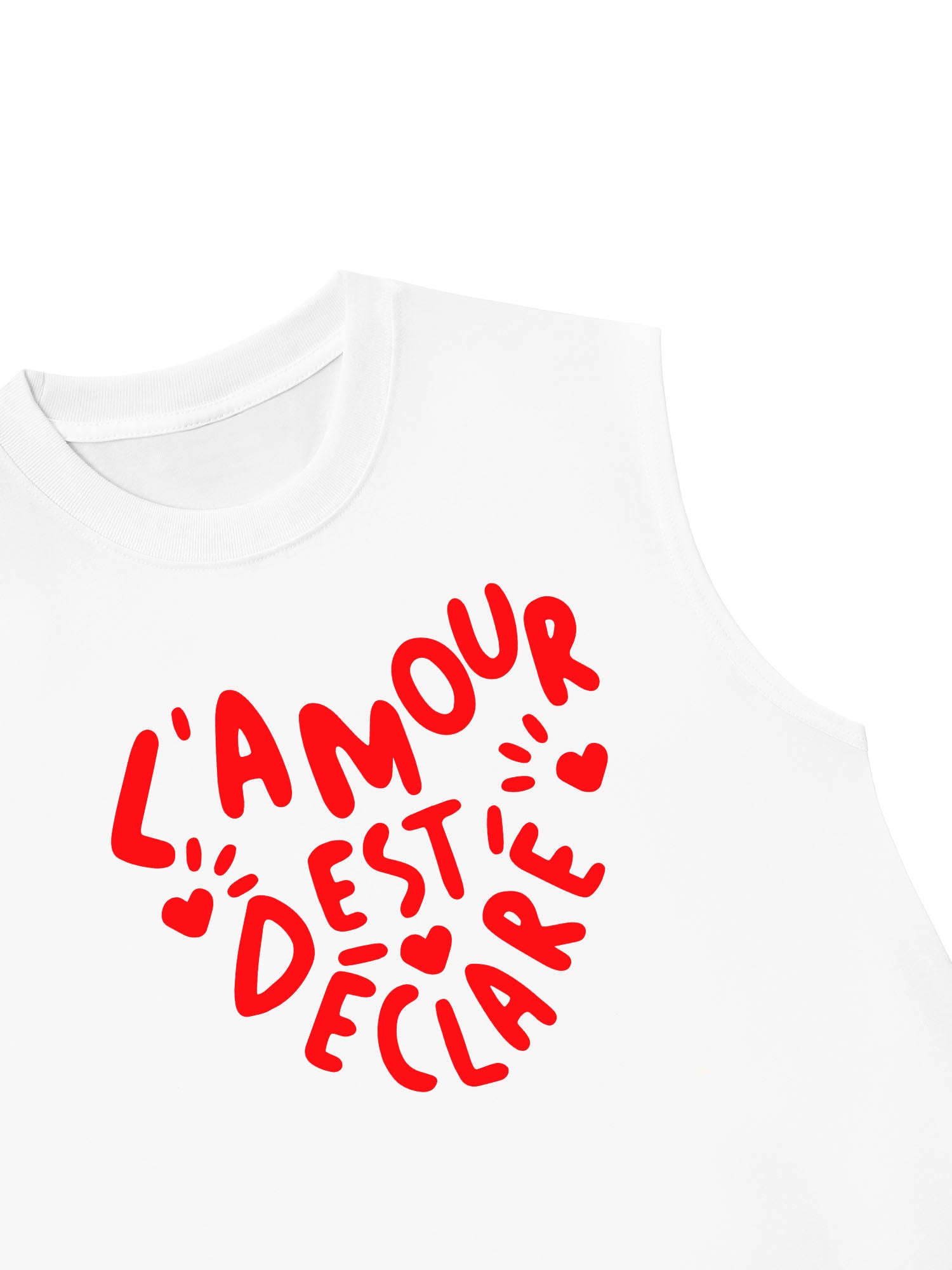 Áo Ba Lỗ Relaxed Fit Lamour Est Declare