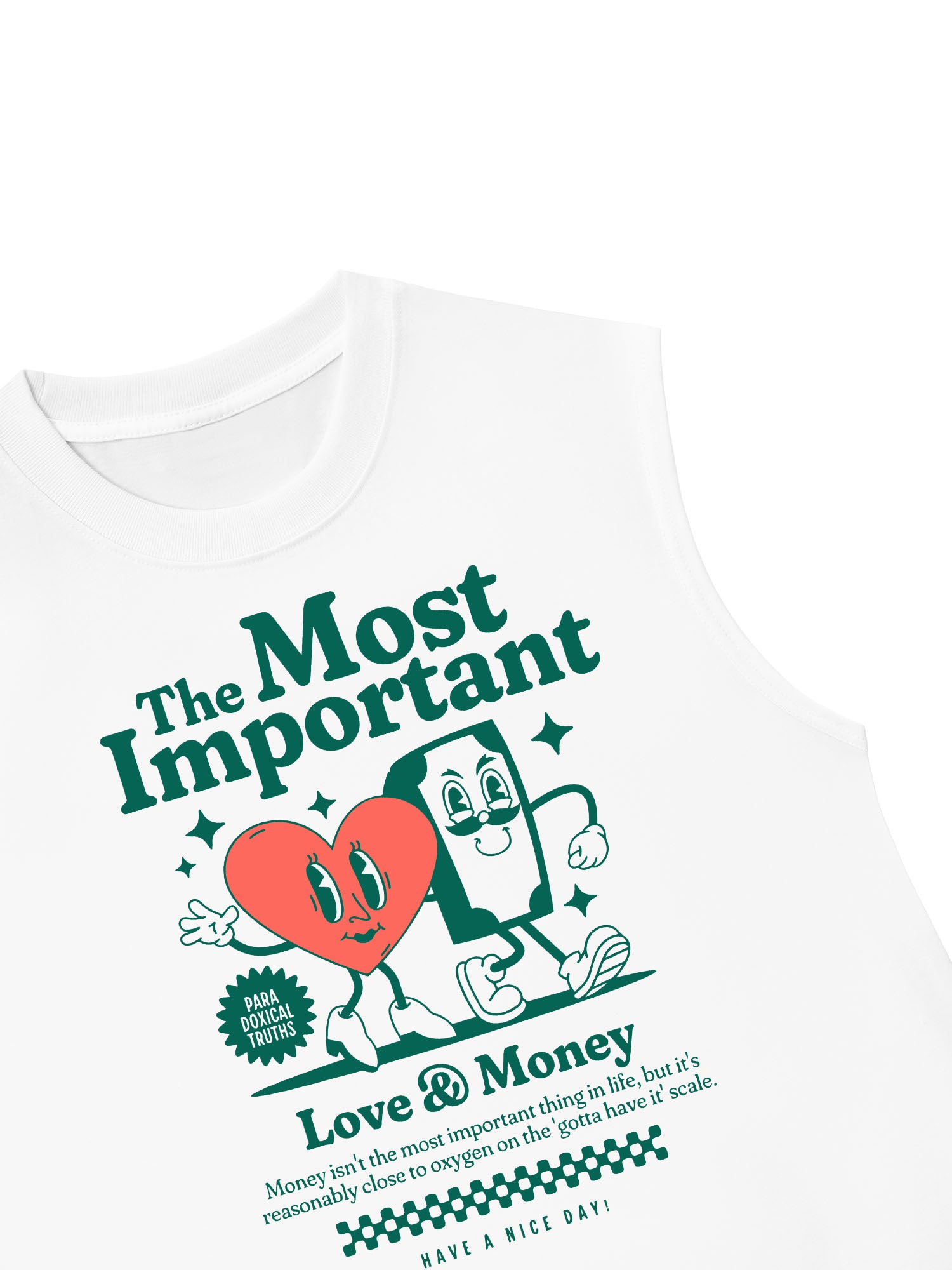 Áo Ba Lỗ Relaxed Fit Money The Most Important