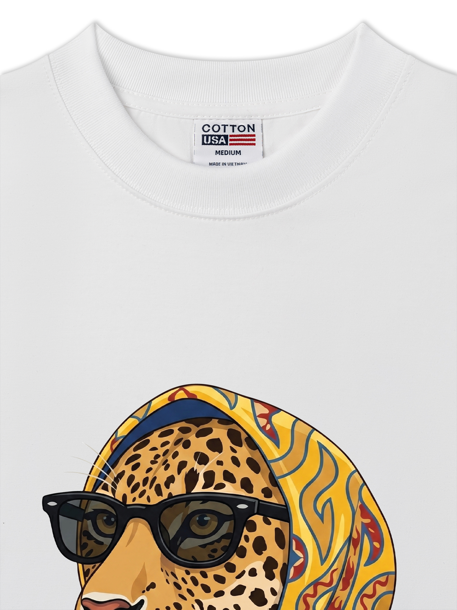 Áo Thun Relaxed Fit Urban Leopard Safari Chic