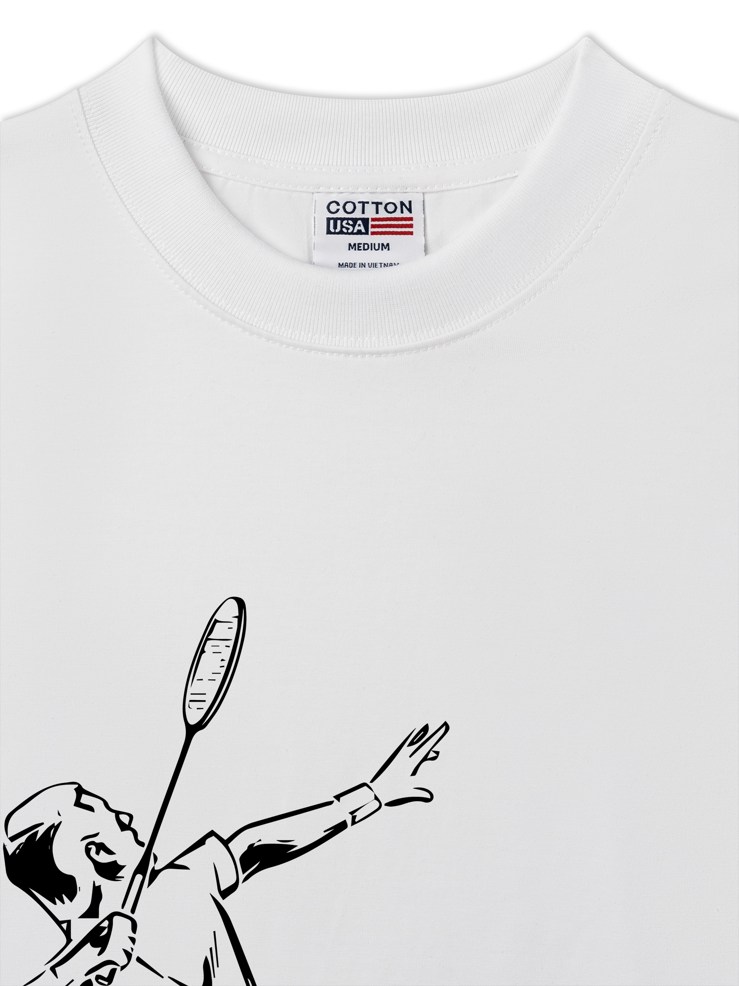 Áo Thun Relaxed Fit Badminton Life Is Better With Badminton