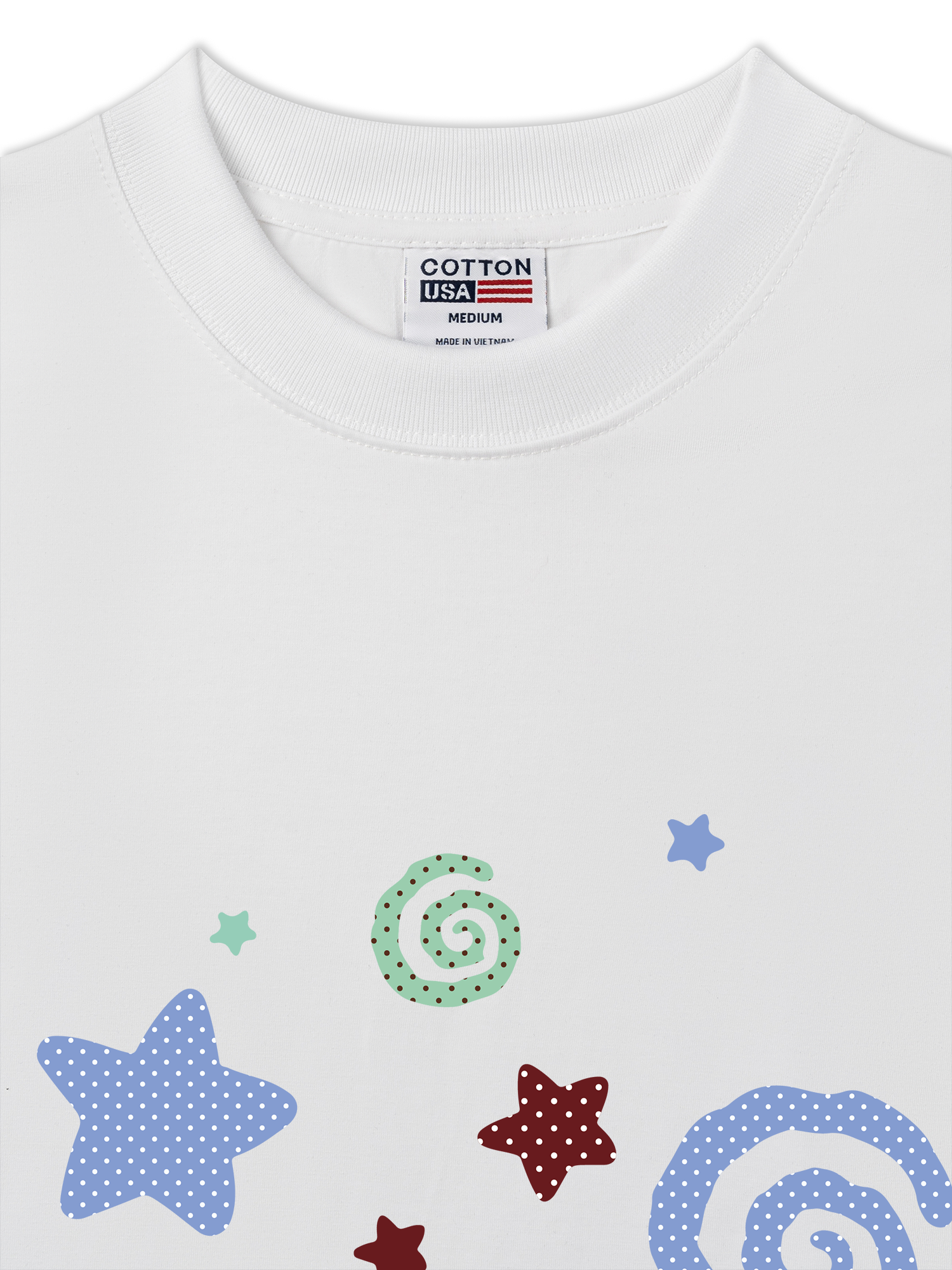 Áo Thun Relaxed Fit Dotty Mood Pastel Dreams