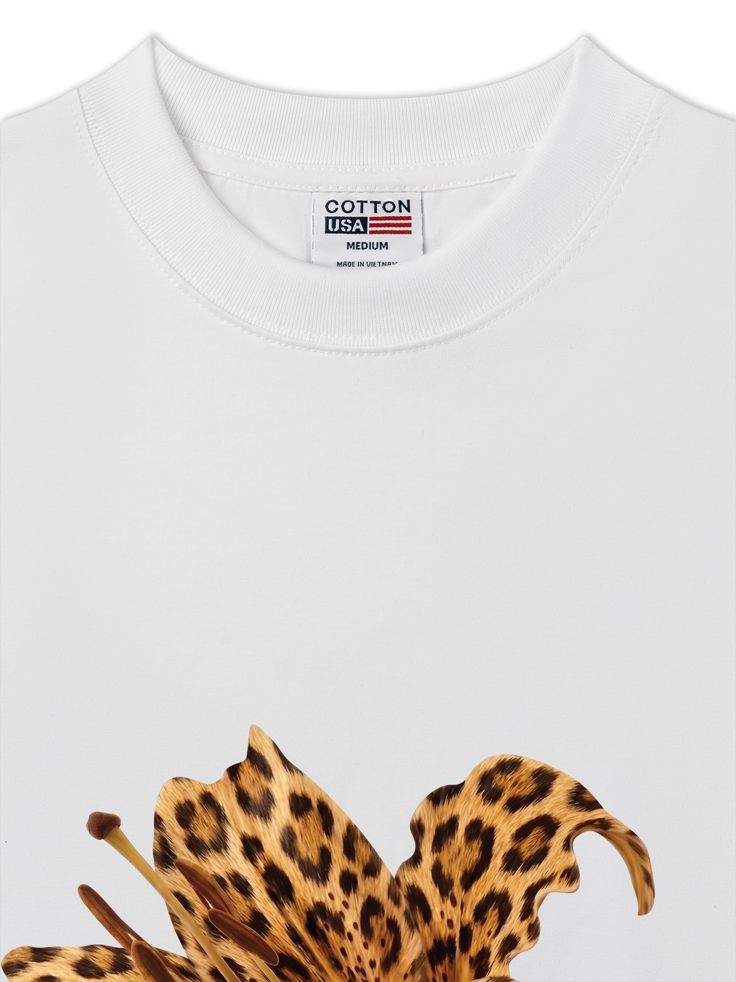 Áo Thun Relaxed Fit Urban Leopard Flower