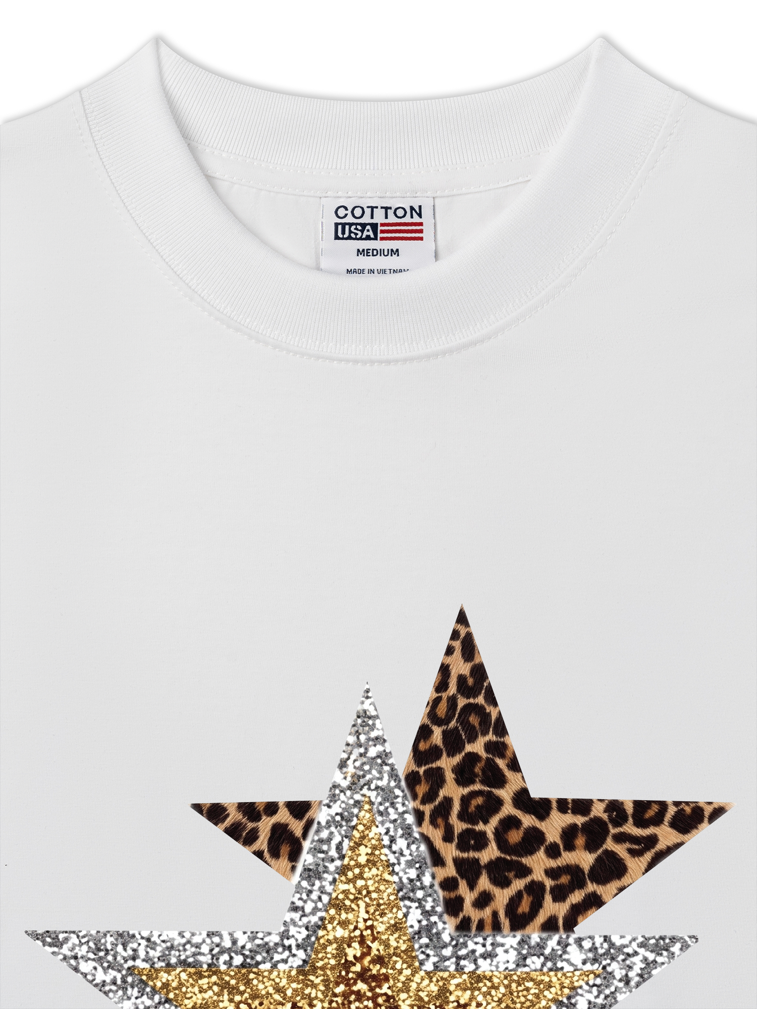 Áo Thun Relaxed Fit Urban Leopard Metallic Savage Stars