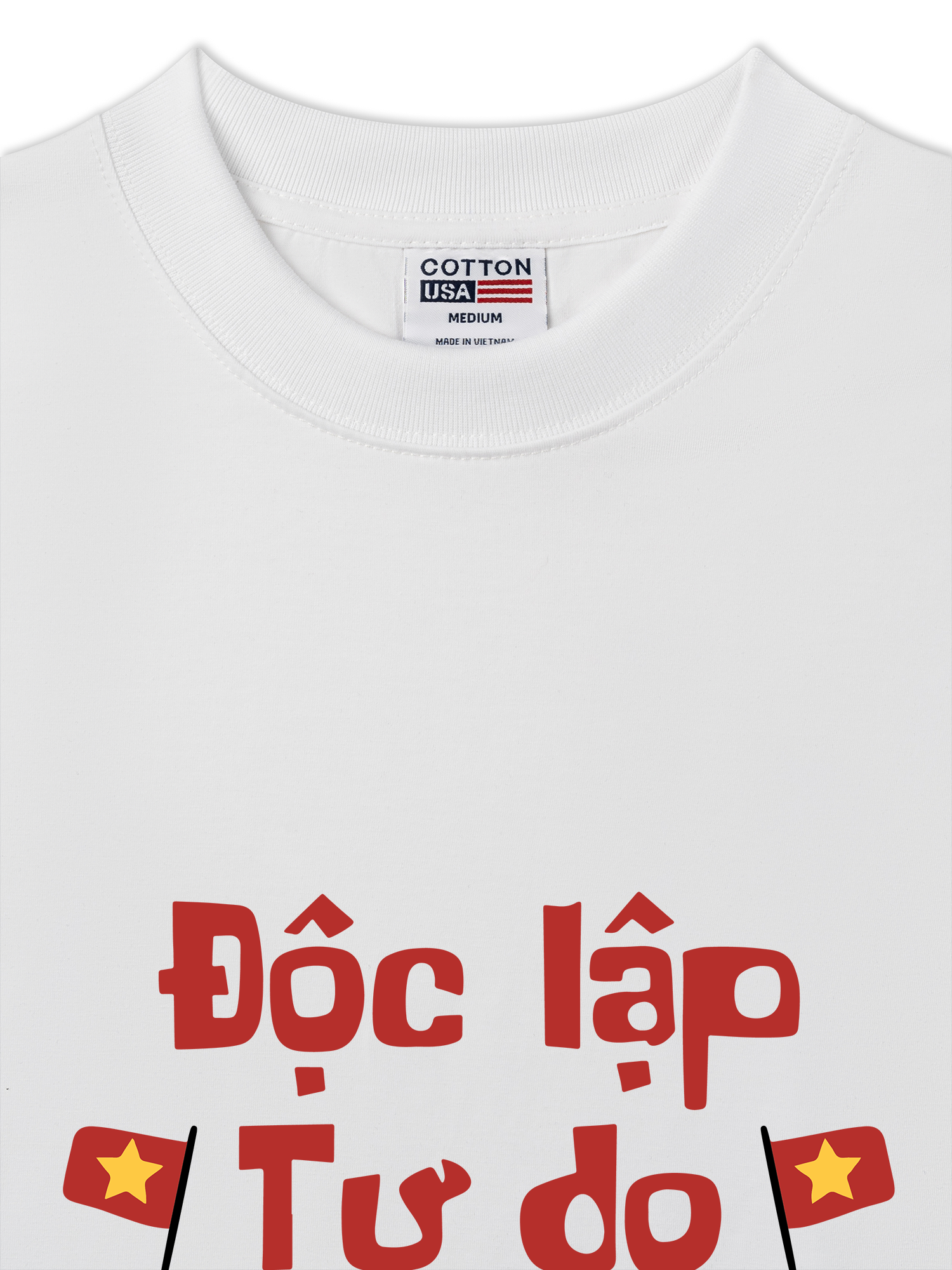 Áo Thun Relaxed Fit Độc Lập Tự Do Hạnh Phúc