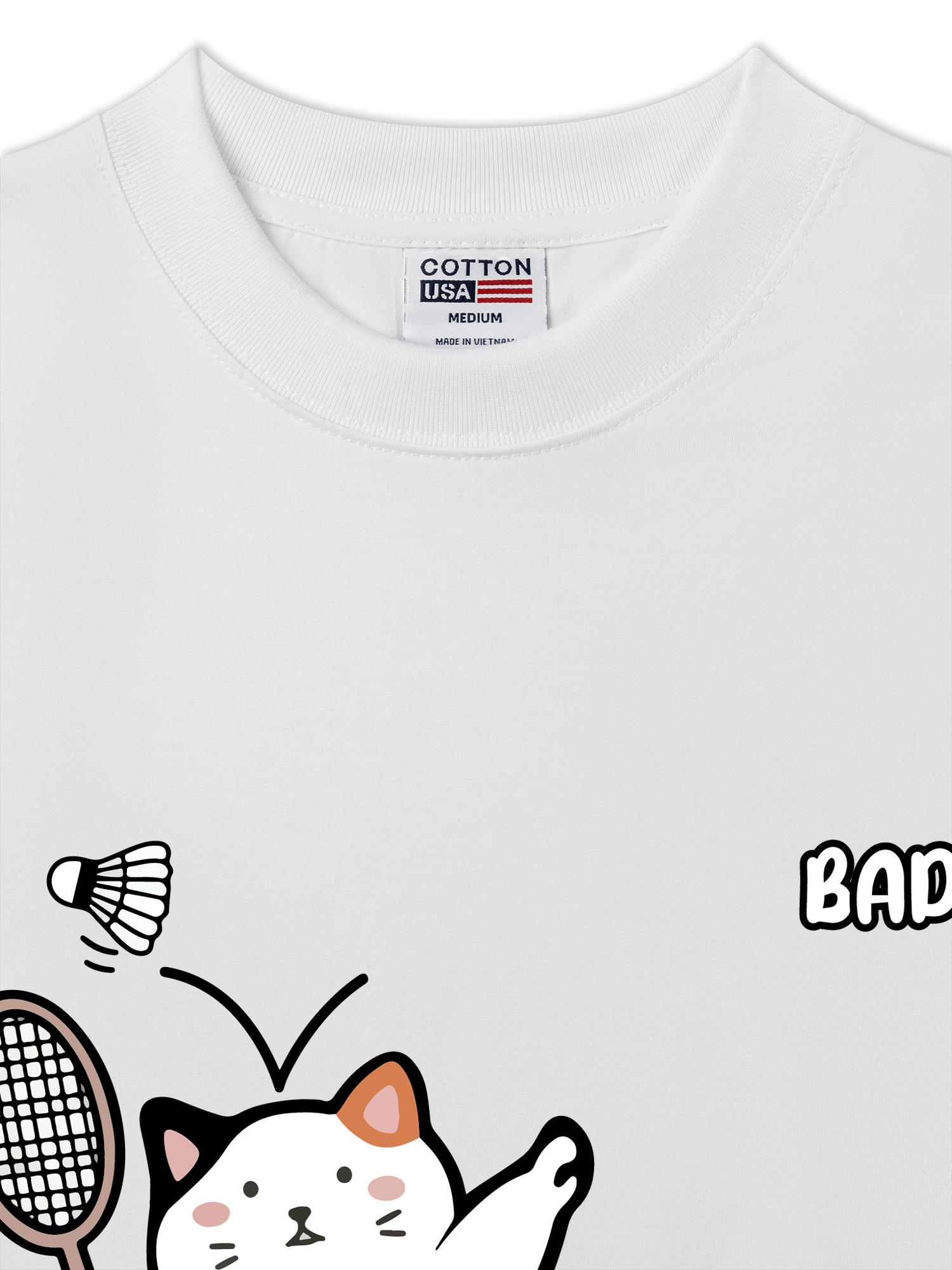 Áo Thun Relaxed Fit Badminton Jumping Smash