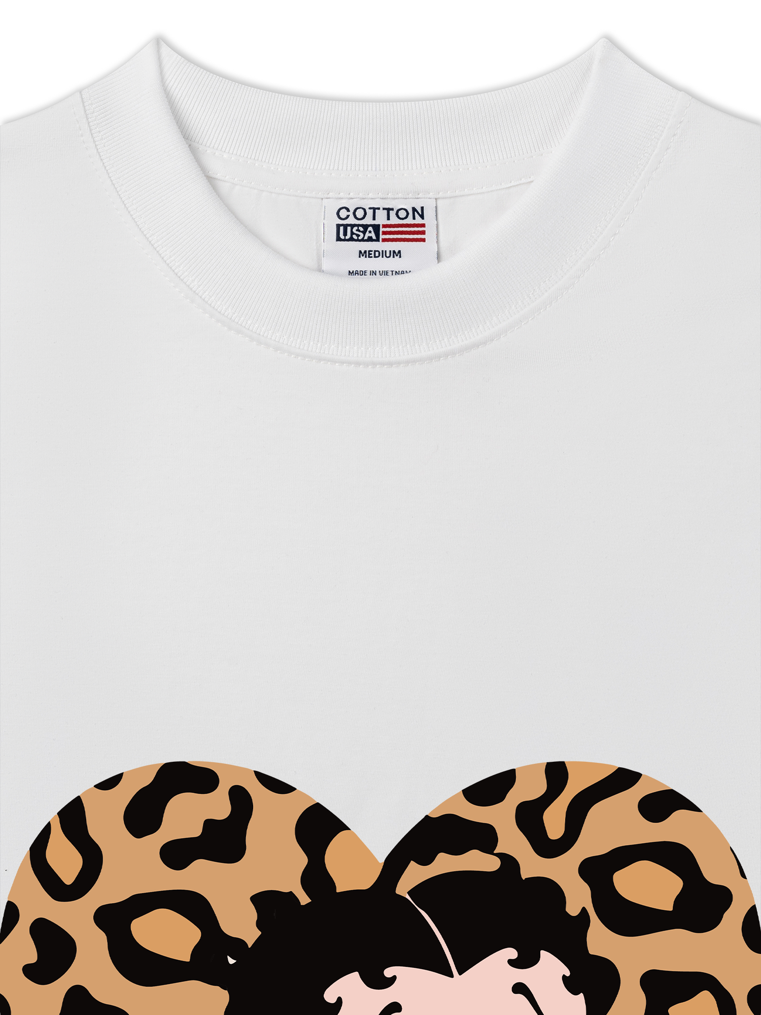 Áo Thun Relaxed Fit Urban Leopard Betty Cheetah Heart