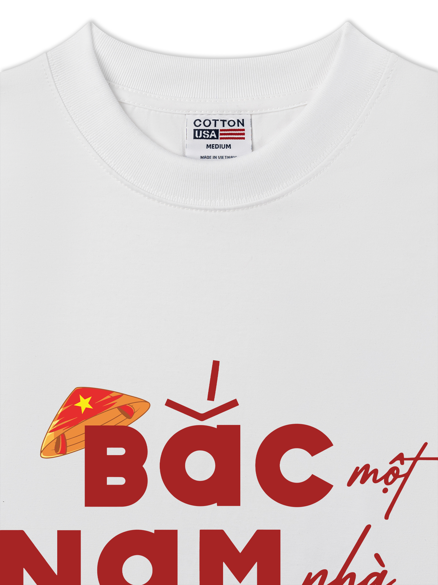 Áo Thun Relaxed Fit Bắc Nam Một Nhà