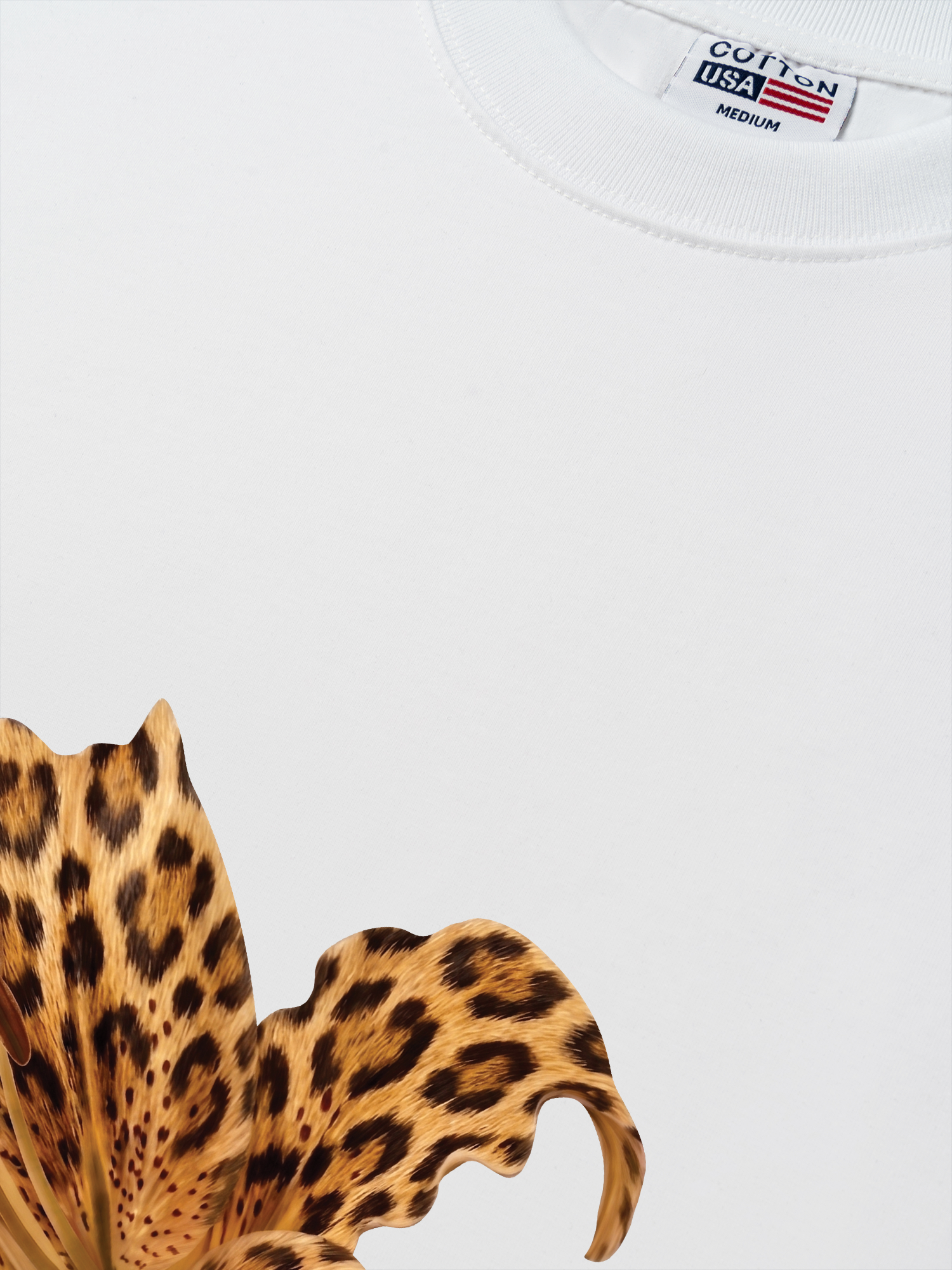 Áo Thun Relaxed Fit Urban Leopard Flower