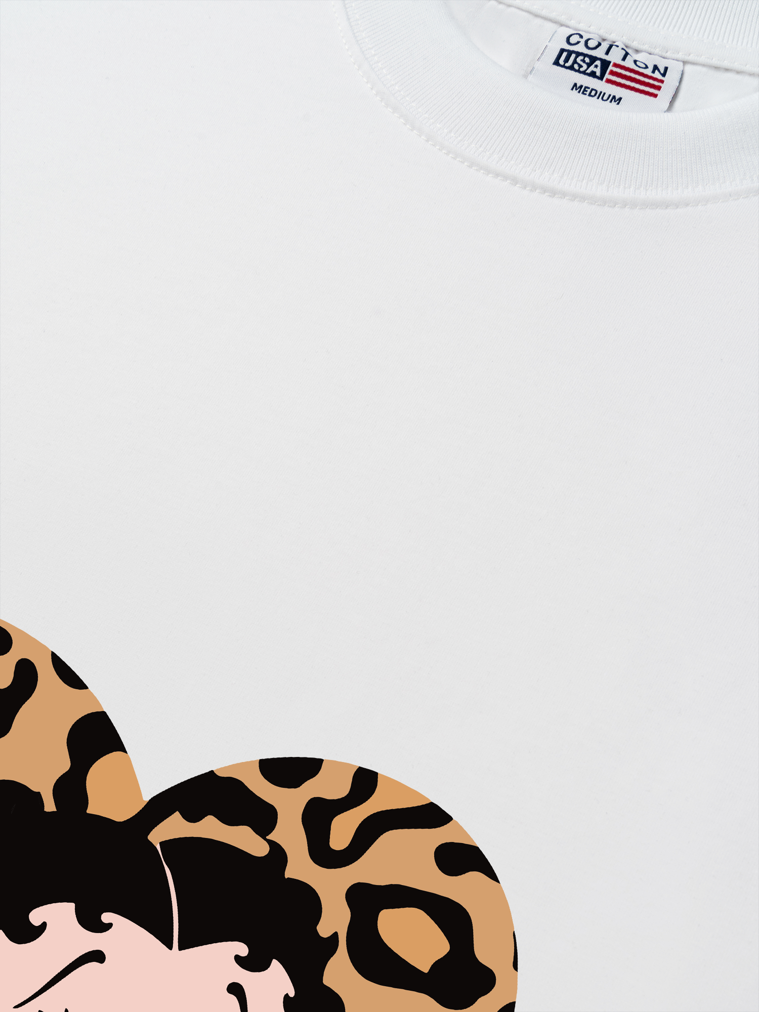 Áo Thun Relaxed Fit Urban Leopard Betty Cheetah Heart