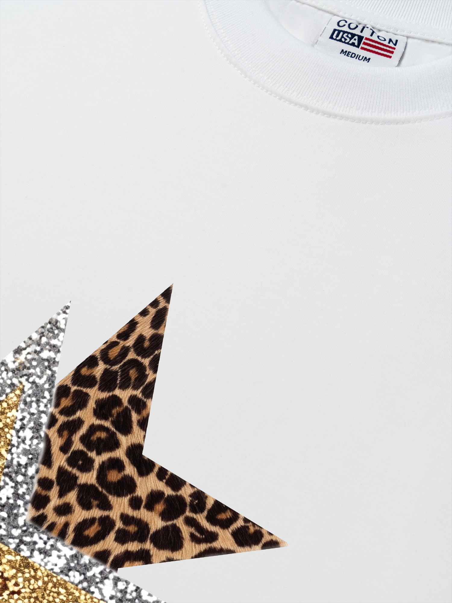 Áo Thun Relaxed Fit Urban Leopard Metallic Savage Stars
