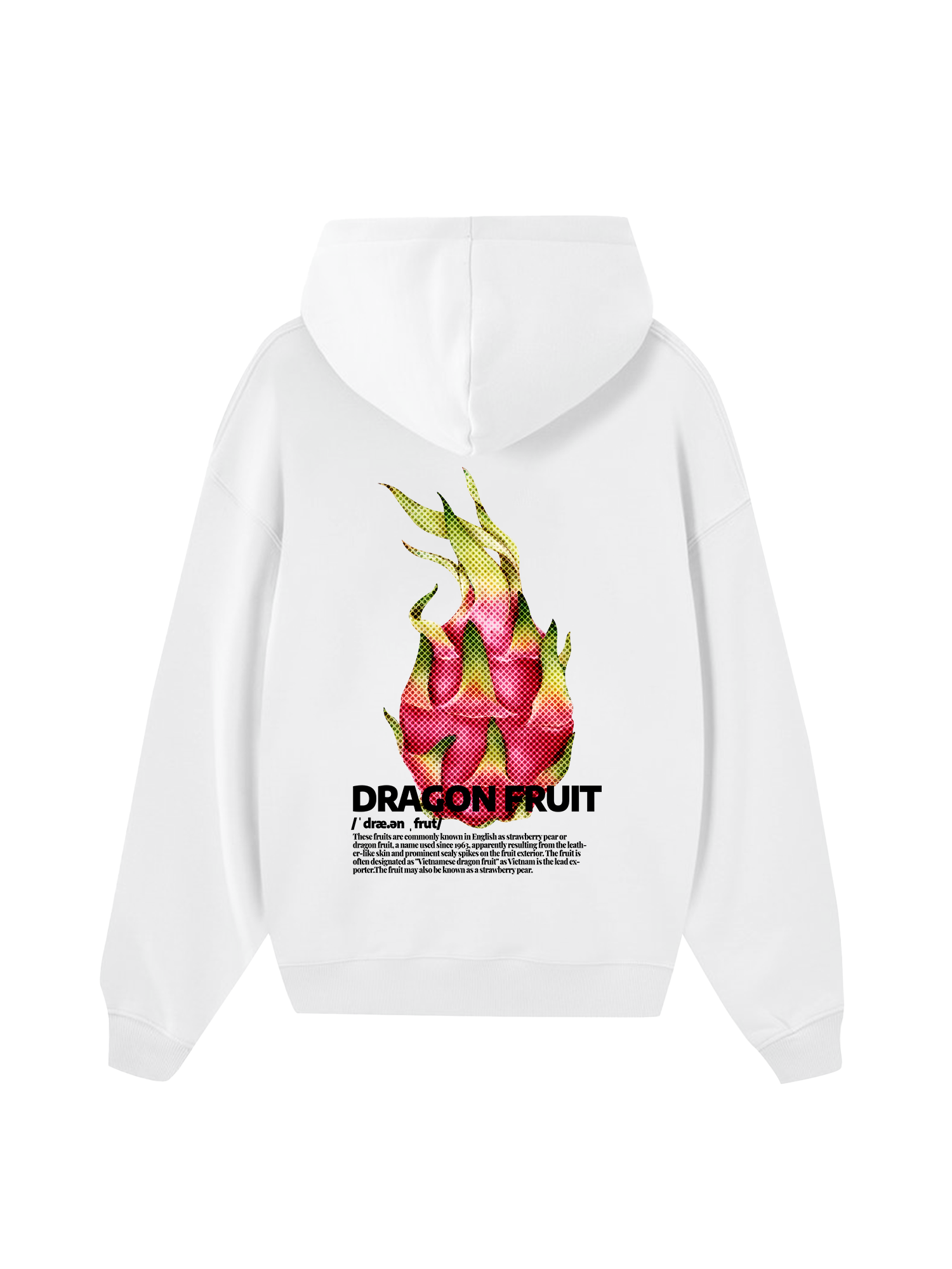 Tropical Dragon Fruit Retro Hoodie