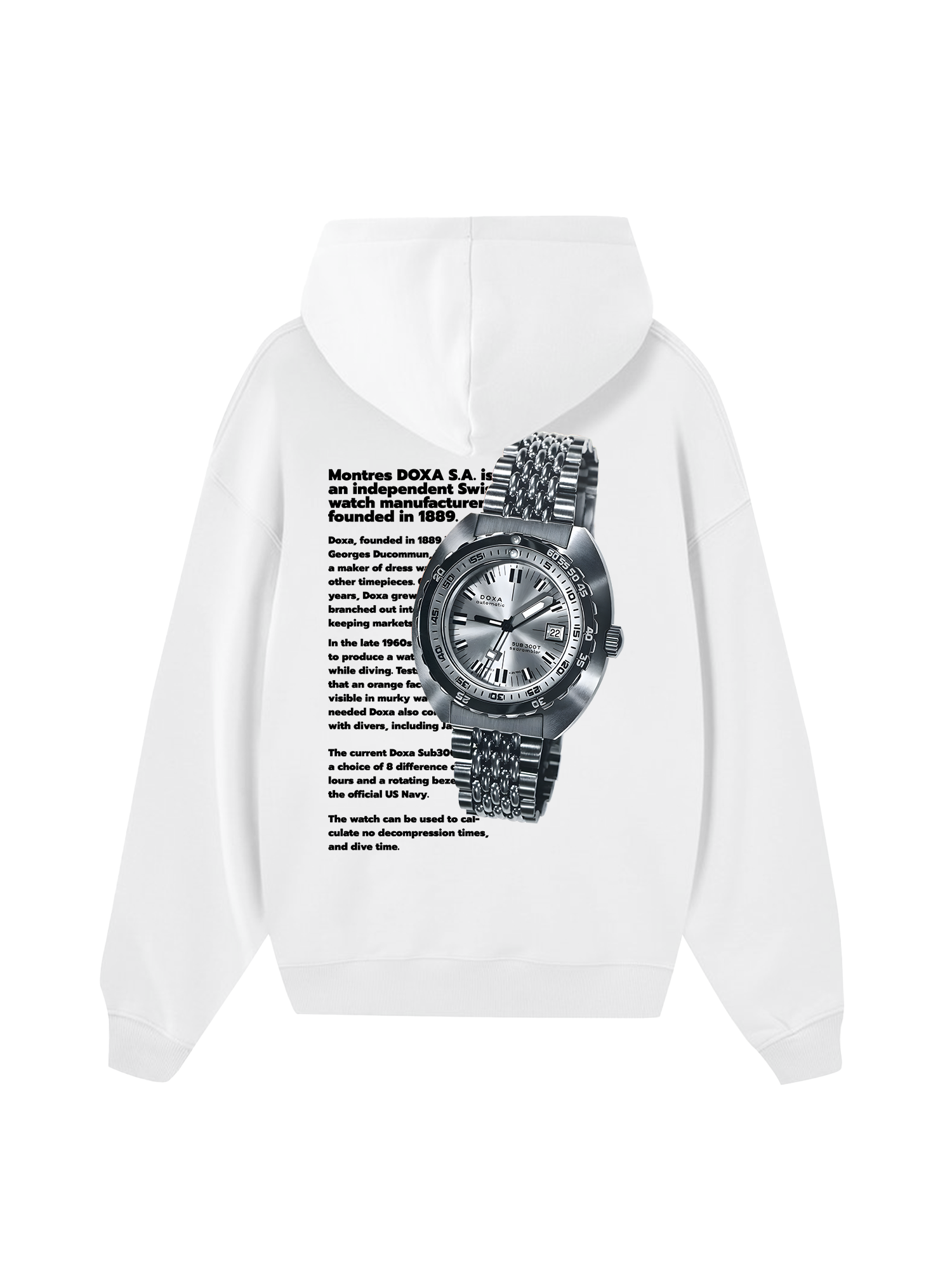 Watch Doxa X300 Hoodie