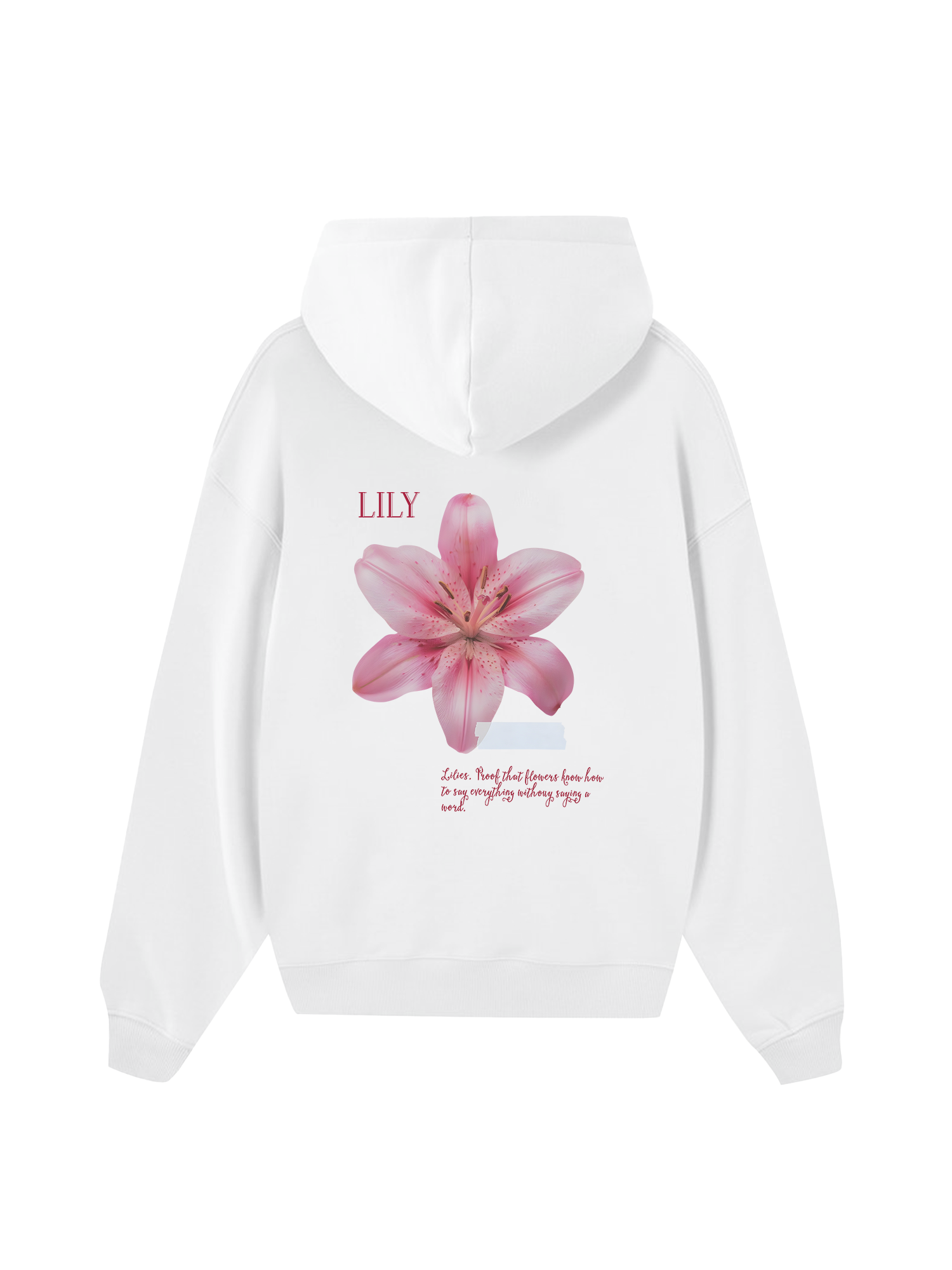 Floral Lily_s language Hoodie