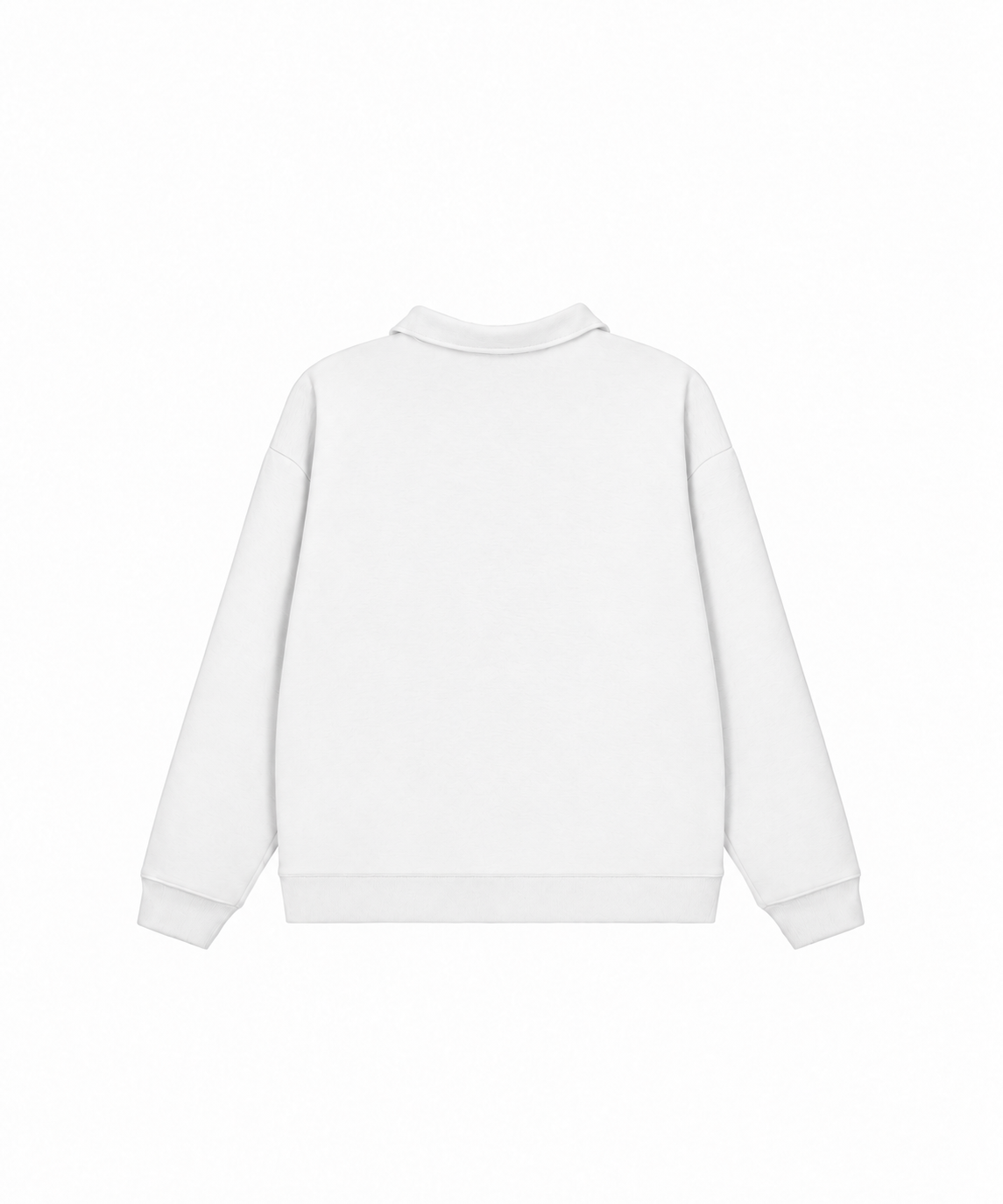 Áo Sweater Polo Nỉ Hai Da Cotton USA Basic