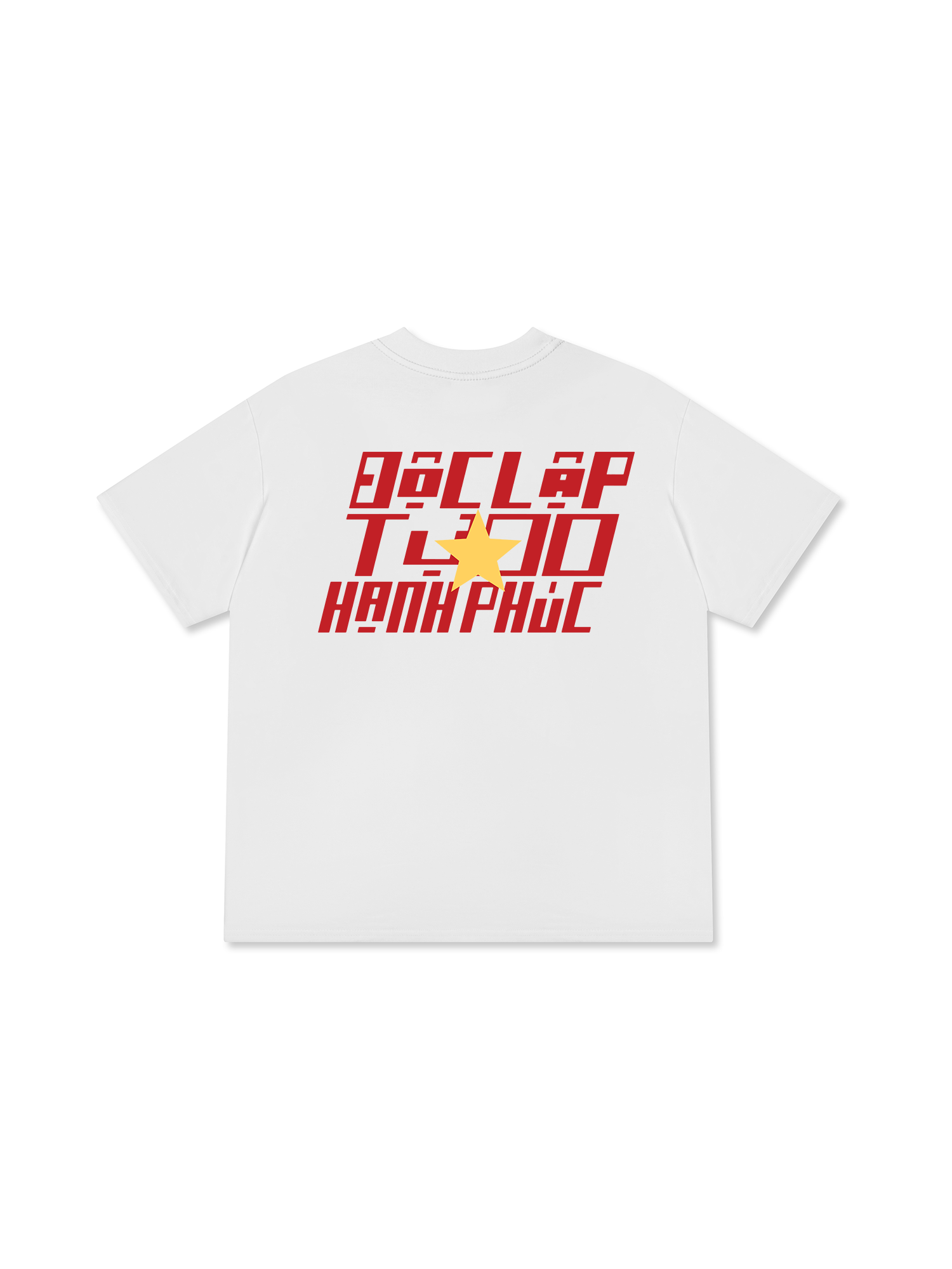 Áo Thun Relaxed Fit Độc Lập Tự Do Hạnh Phúc