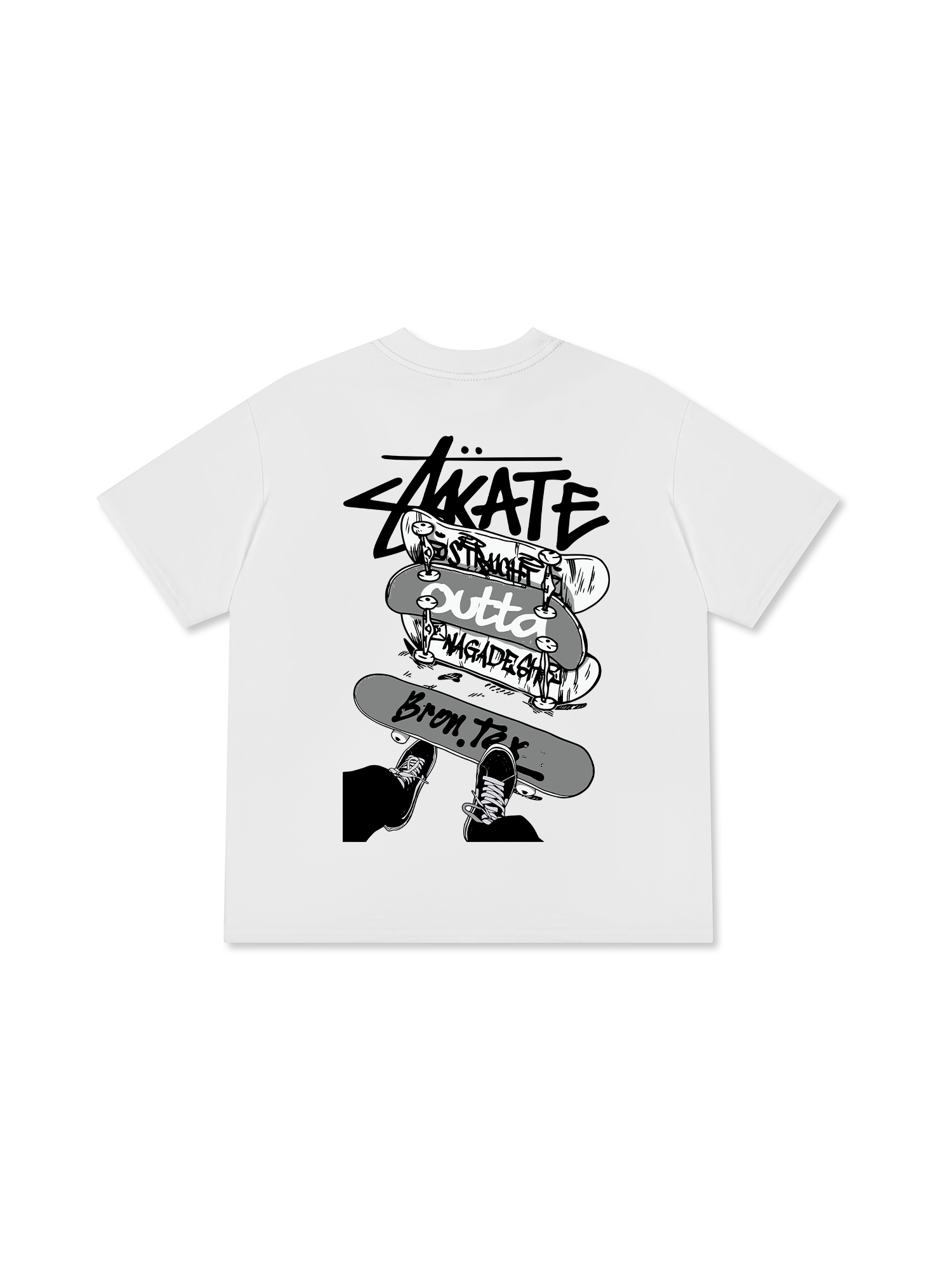 Áo Thun Relaxed Fit Skate Stack