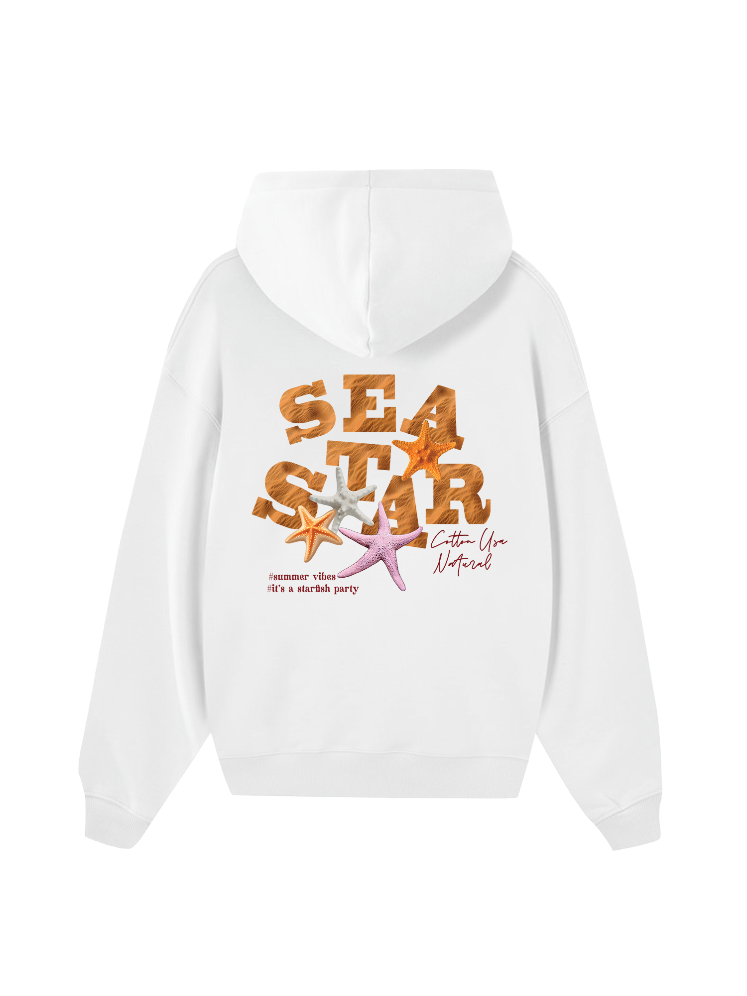 Tropical Starfish Parrty Sand Hoodie