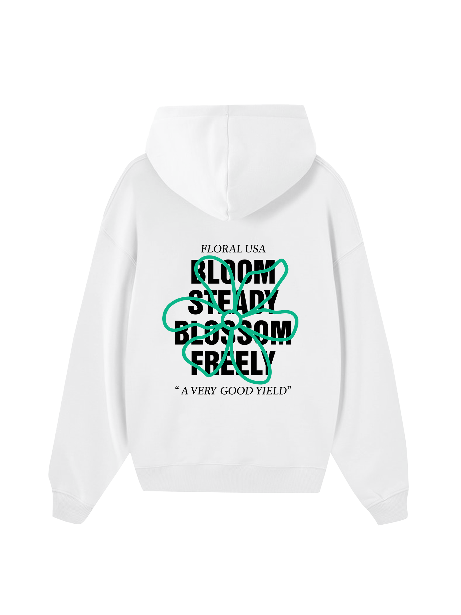 Floral Bloom Steady Hoodie