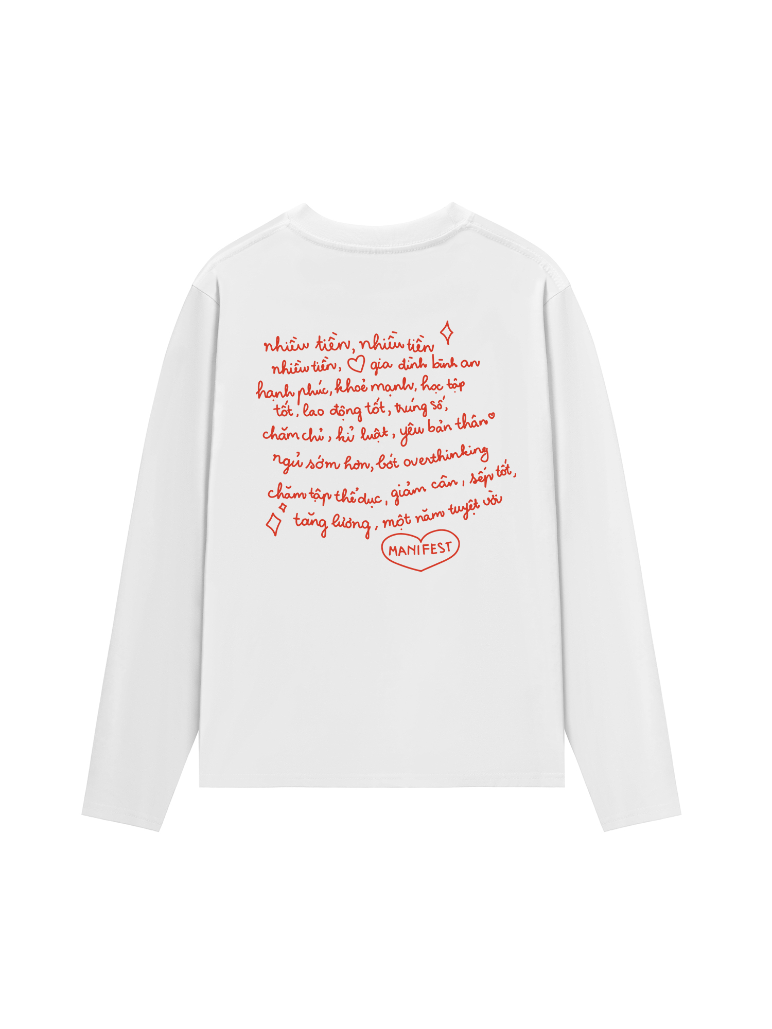 Áo Thun Dài Tay Manifest Năm Mới Tuyệt Vời