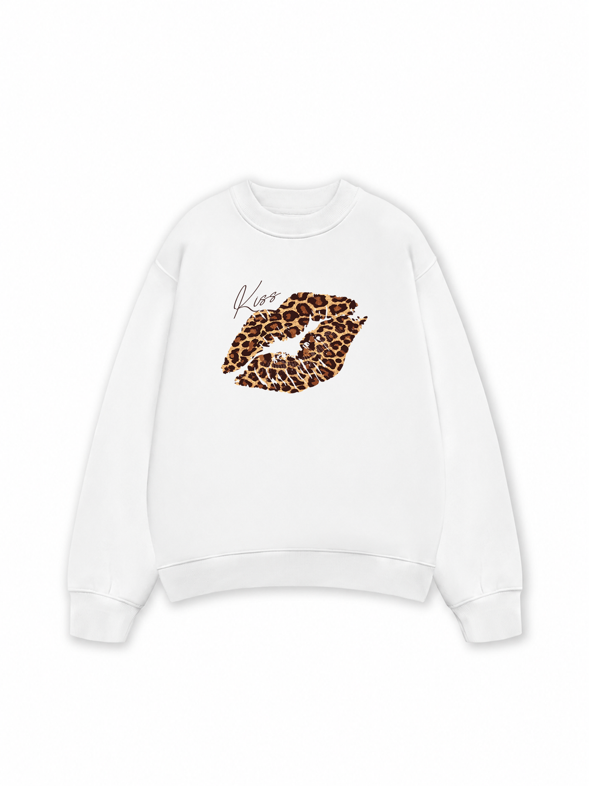 Áo Sweater Nỉ Hai Da Urban Leopard Kiss Lip