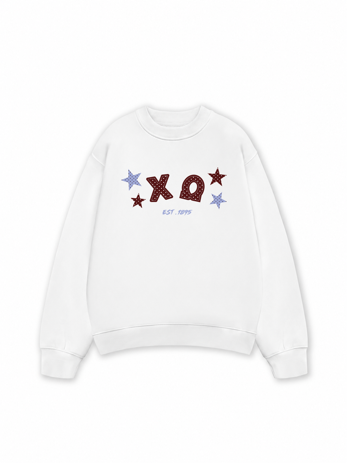 Áo Sweater Nỉ Hai Da Dotty Mood Midnight Polka