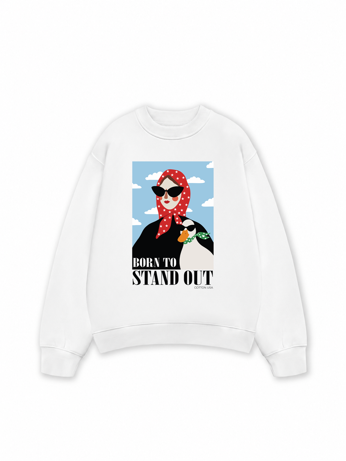 Áo Sweater Nỉ Hai Da Farm Born To Stand Out