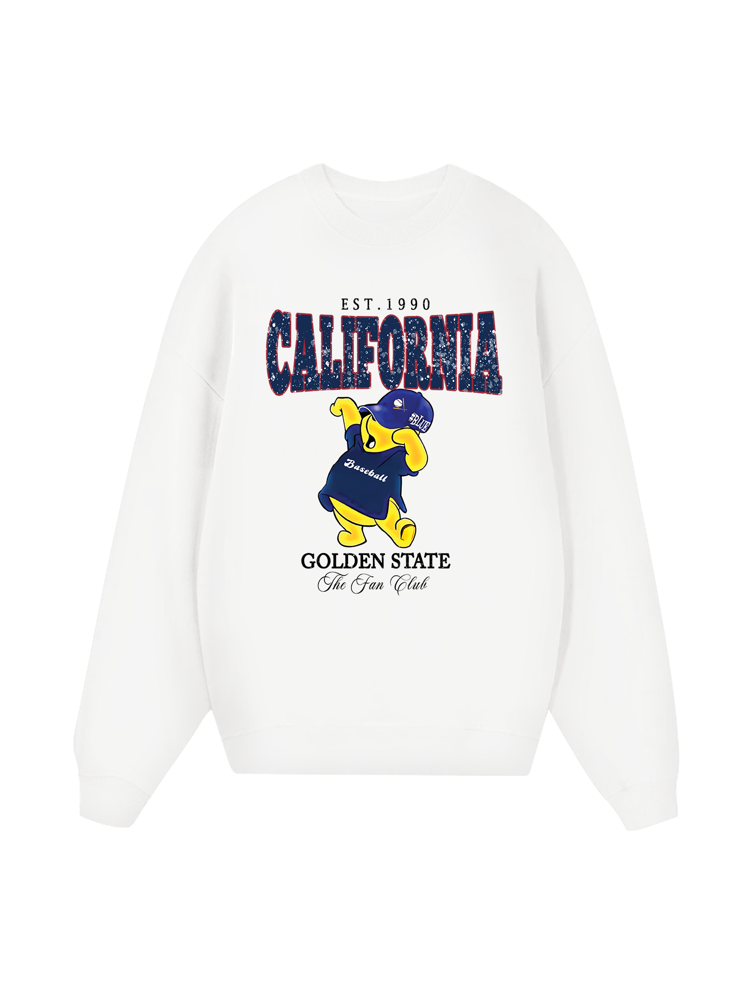 Baseball Cute Pooh Sweater