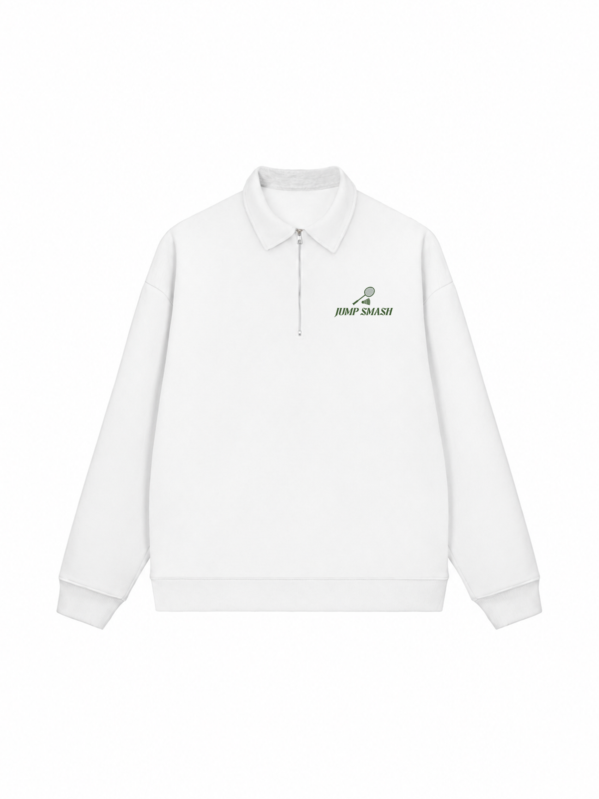 Áo Sweater Polo Nỉ Hai Da Badminton Social Club Athletic Dept