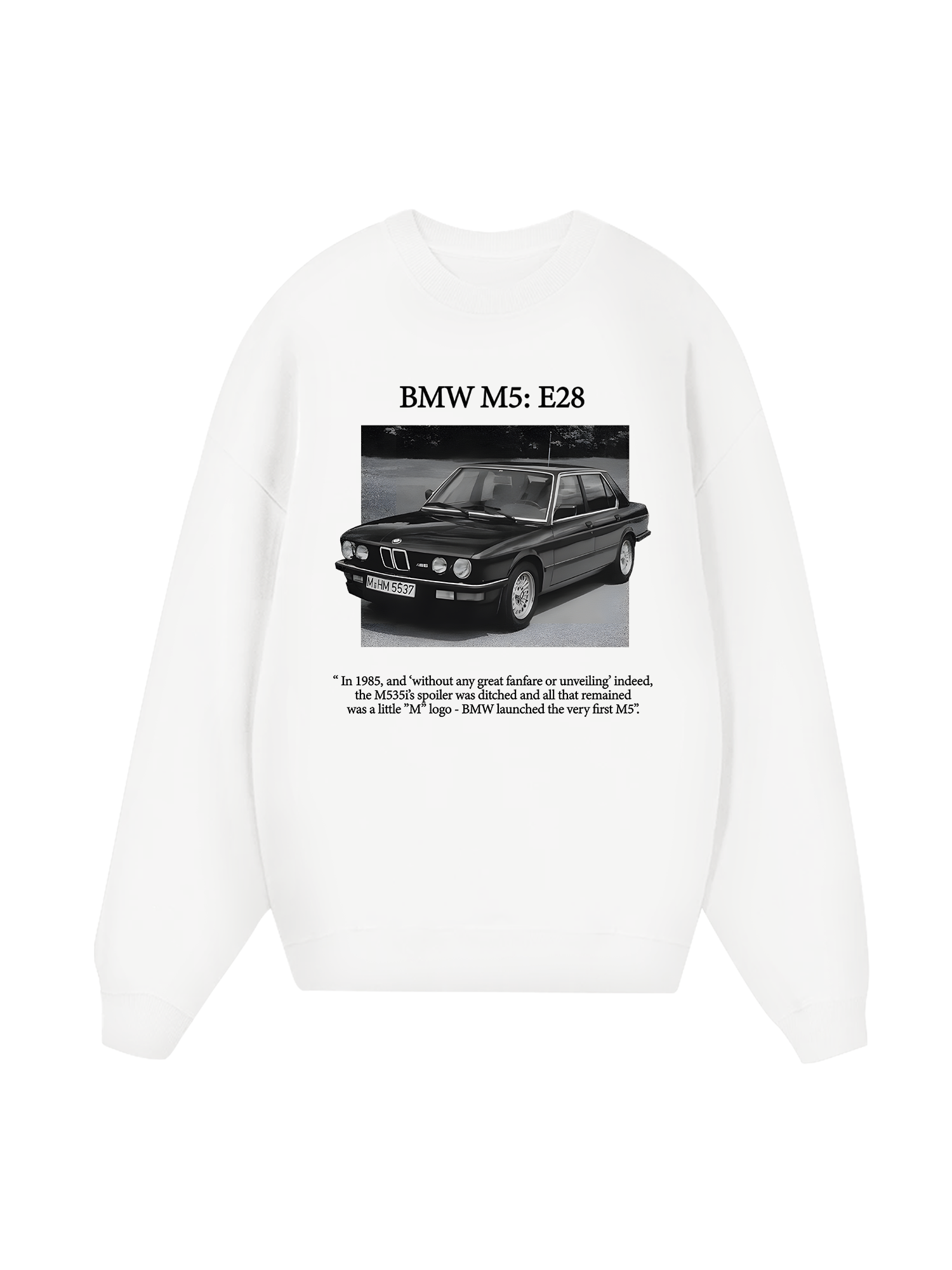 BMW M5 E28 Sweater