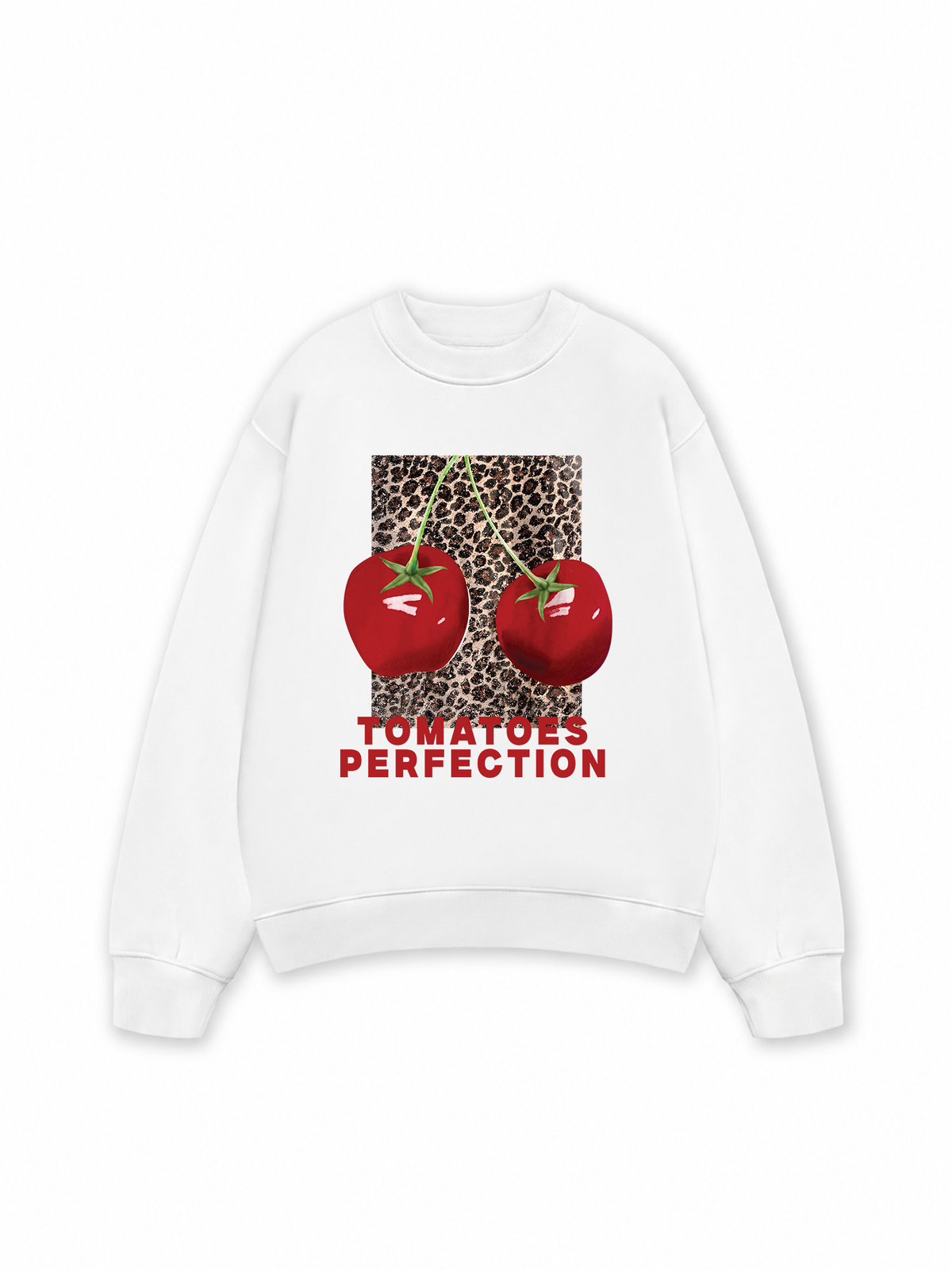Áo Sweater Nỉ Hai Da Urban Leopard Tomatoes Perfection
