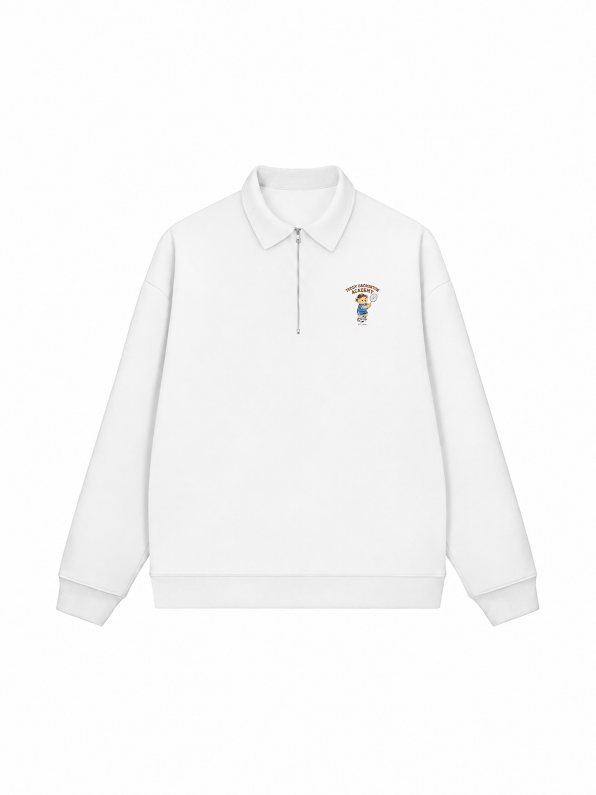 Áo Sweater Polo Nỉ Hai Da Badminton Academy